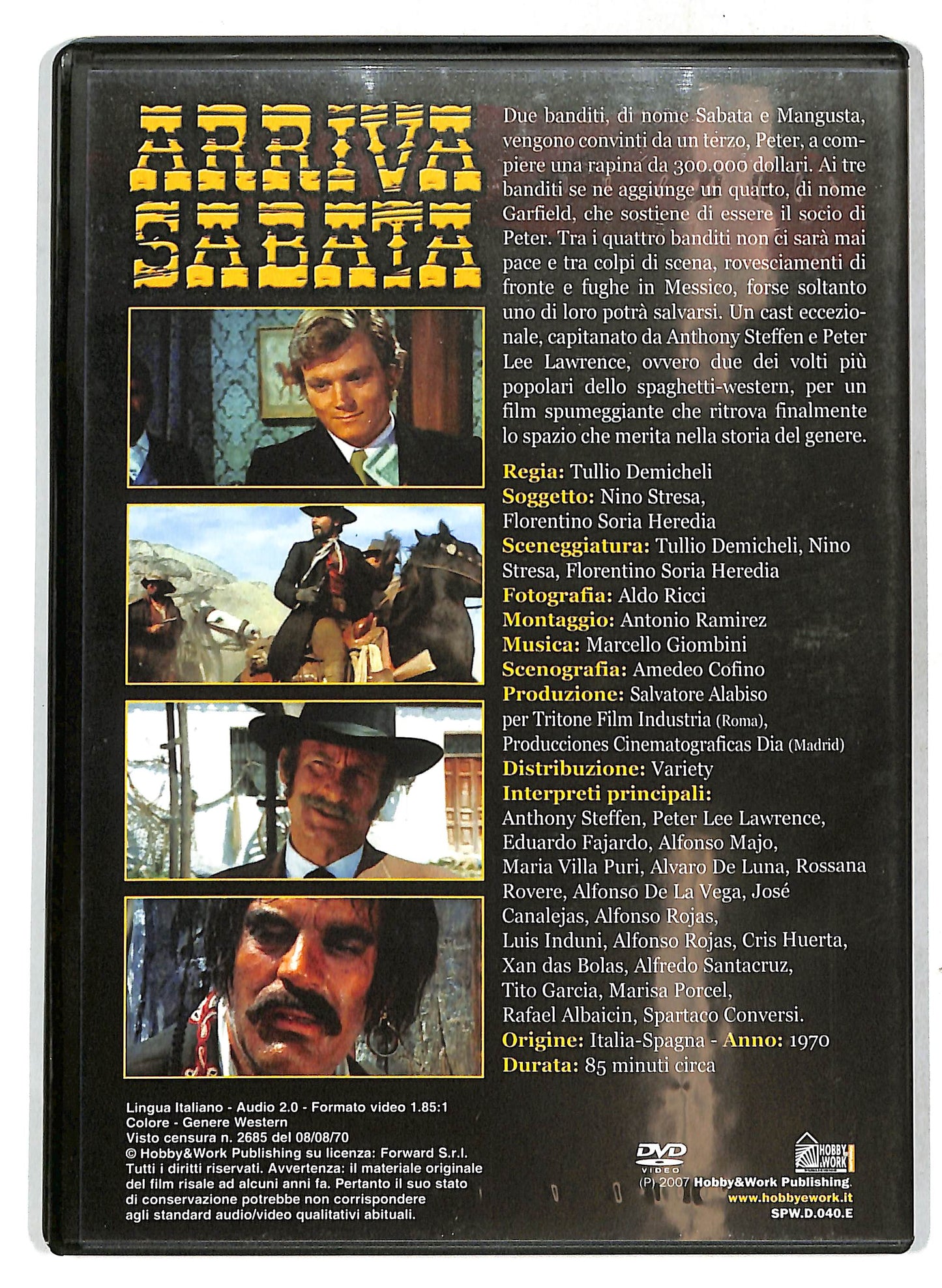 EBOND Arriva Sabata!.. DVD EDITORIALE D720112