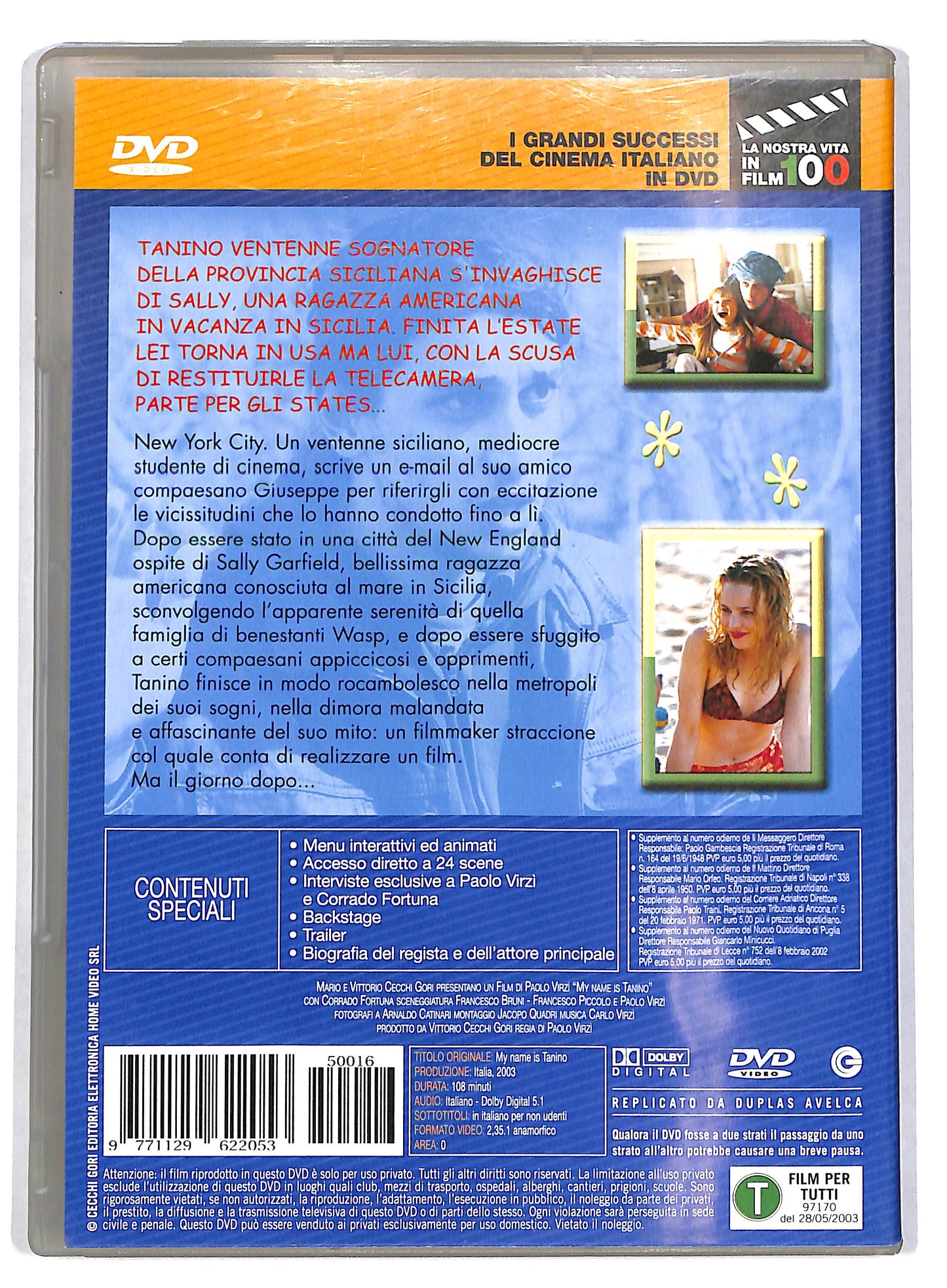 EBOND My Name is Tanino EDITORIALE DVD D720142