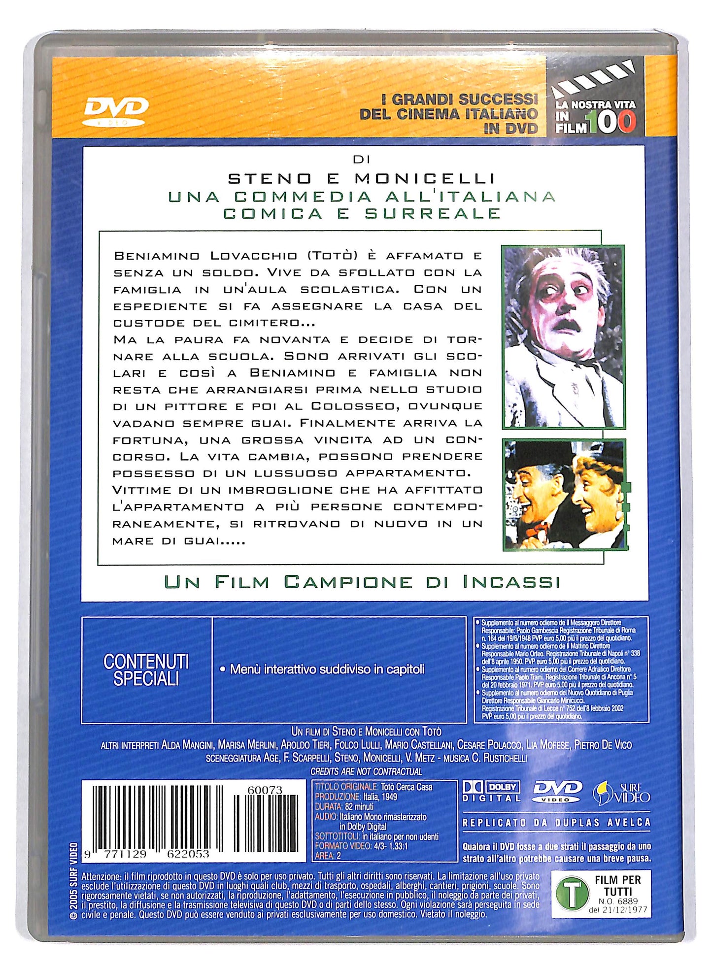 EBOND Toto cerca casa - vol 73 EDITORIALE DVD D720158