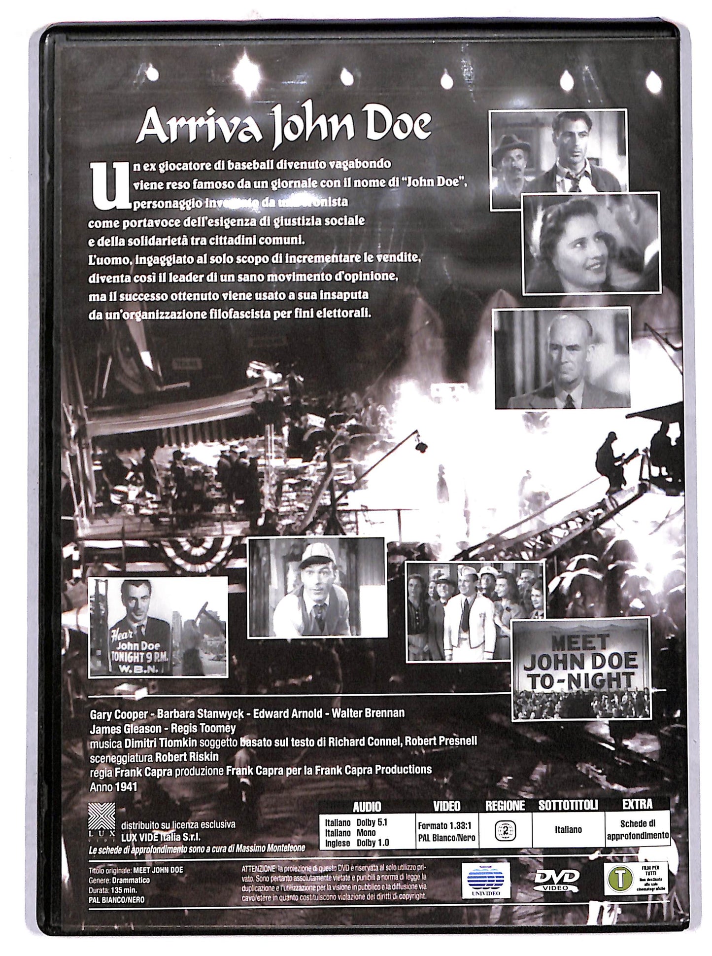 EBOND Arriva John Doe EDITORIALE DVD D720401