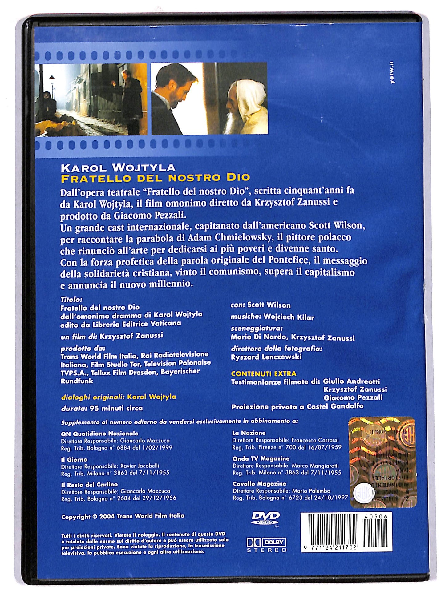 EBOND Fratello del nostro Dio EDITORIALE DVD D720405