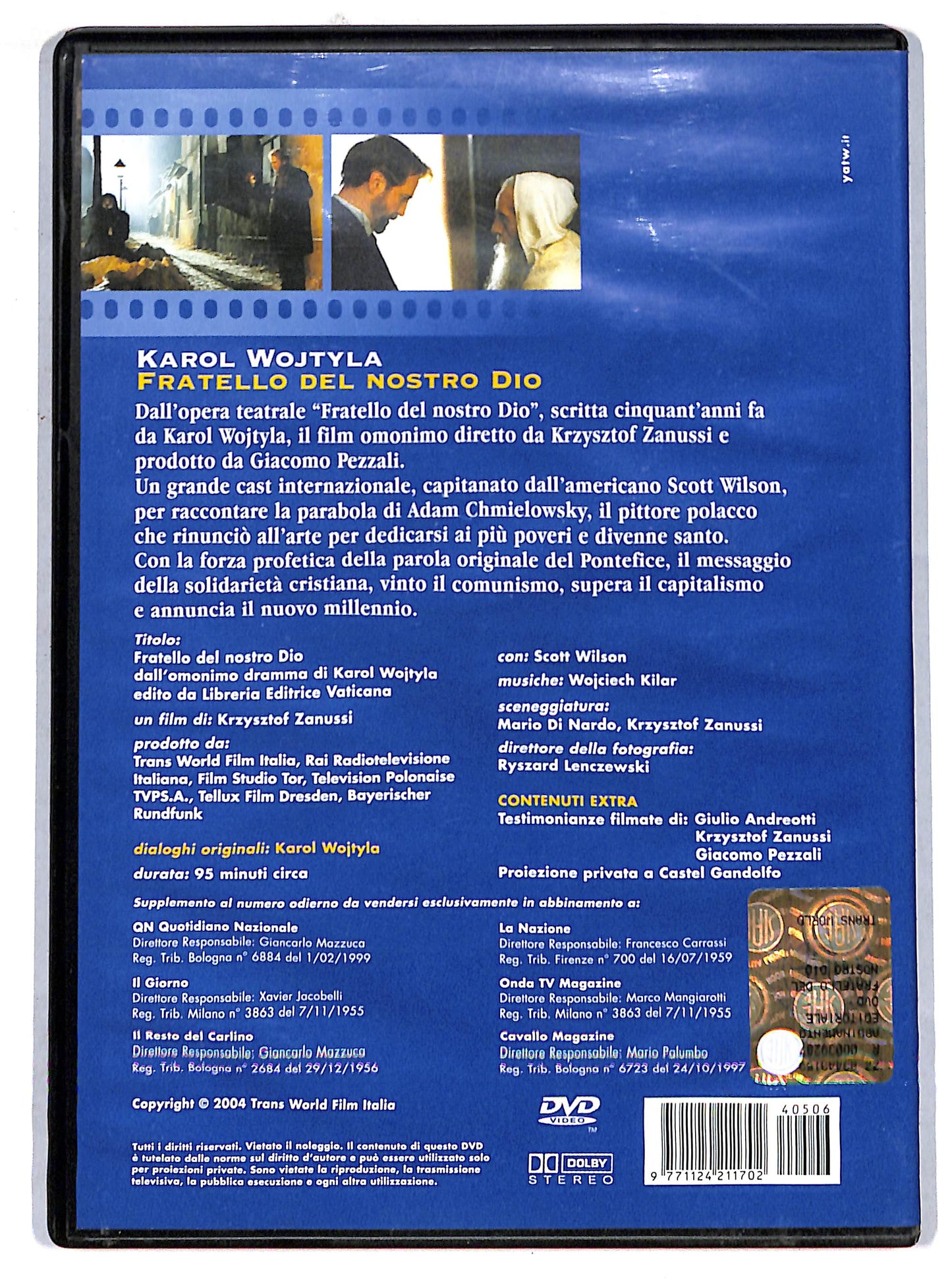 EBOND Fratello del nostro Dio EDITORIALE DVD D720535