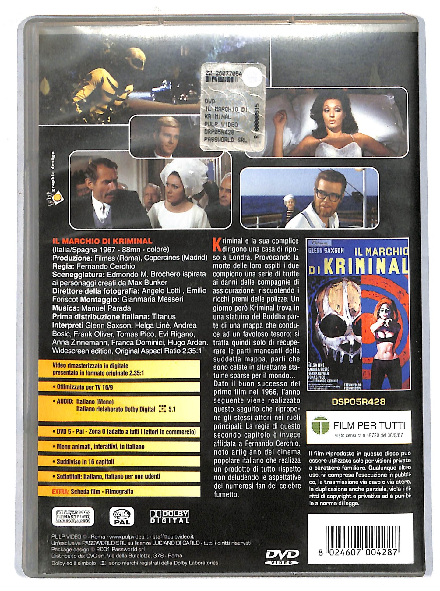 EBOND il marchio di kriminal DVD D721055