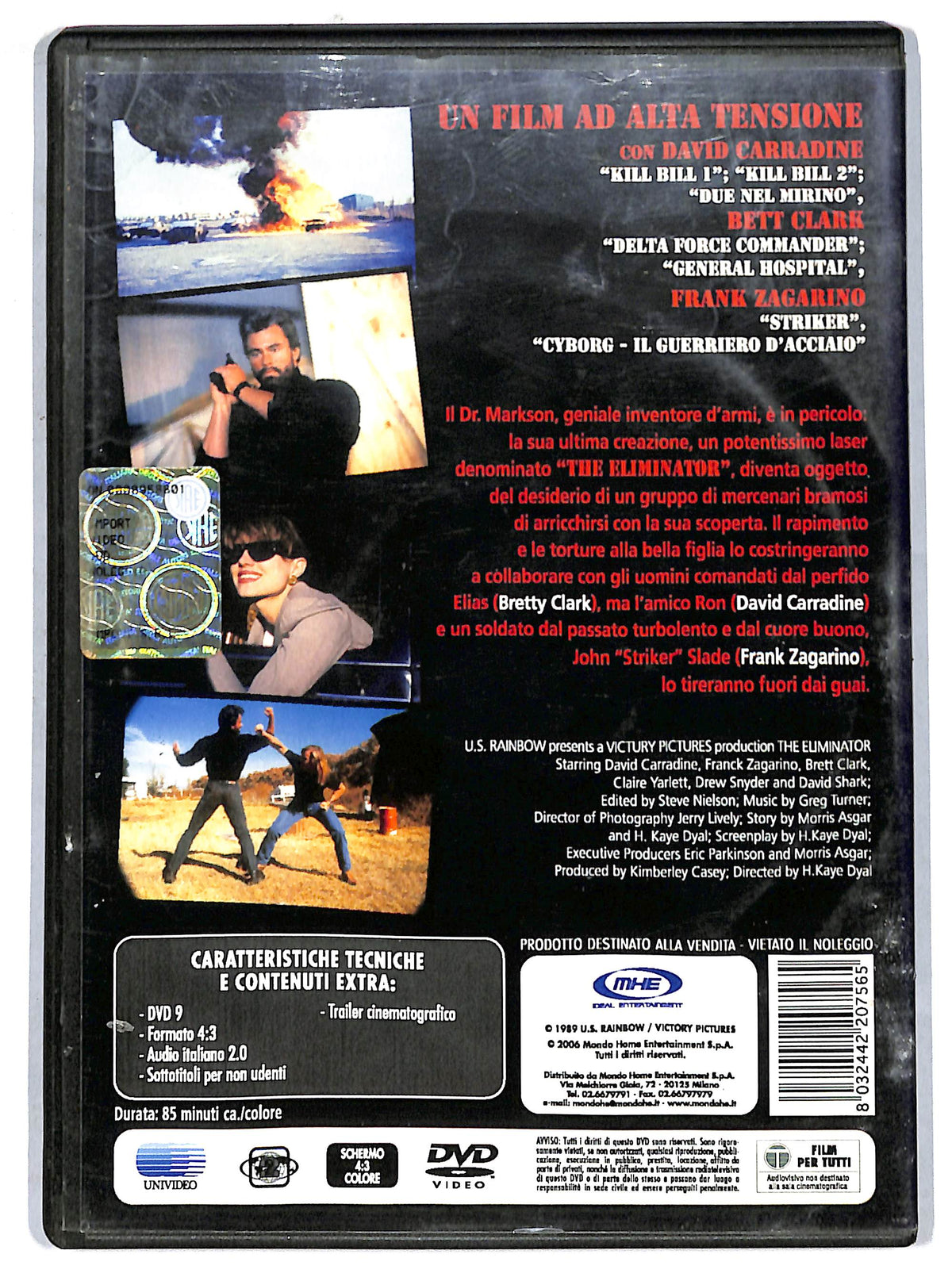 EBOND The Eliminator Con David Carradinedvd DVD D721104