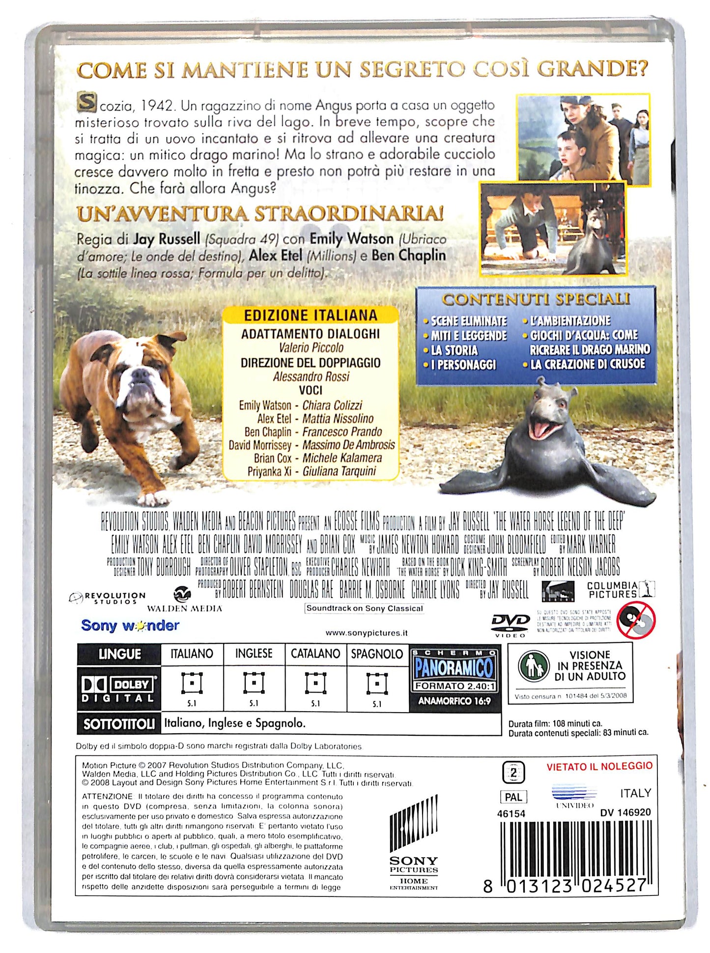EBOND The water horse - la leggenda degli abissi DVD D721125