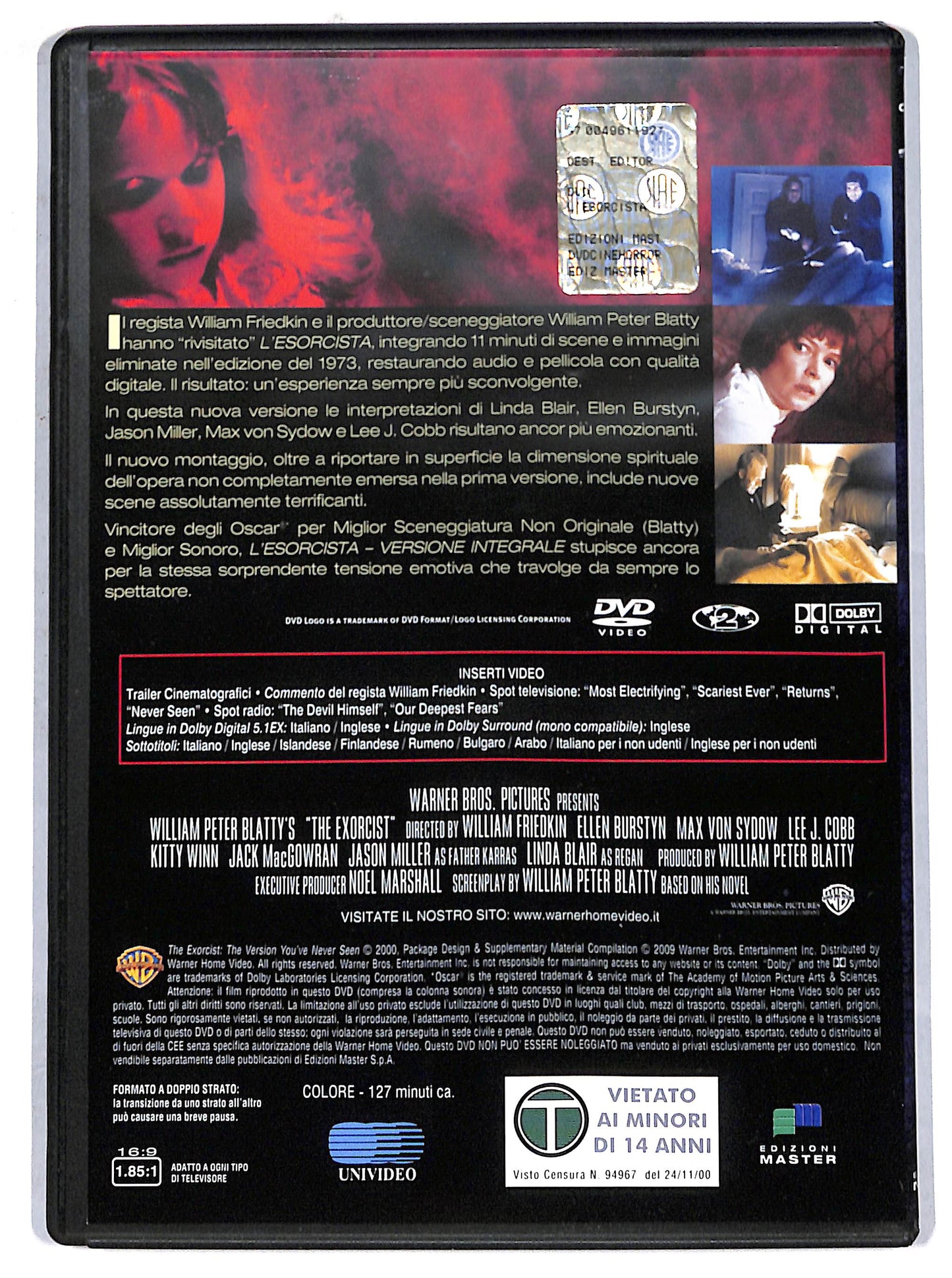 EBOND L'esorcista - Versione integrale EDITORIALE DVD D721153