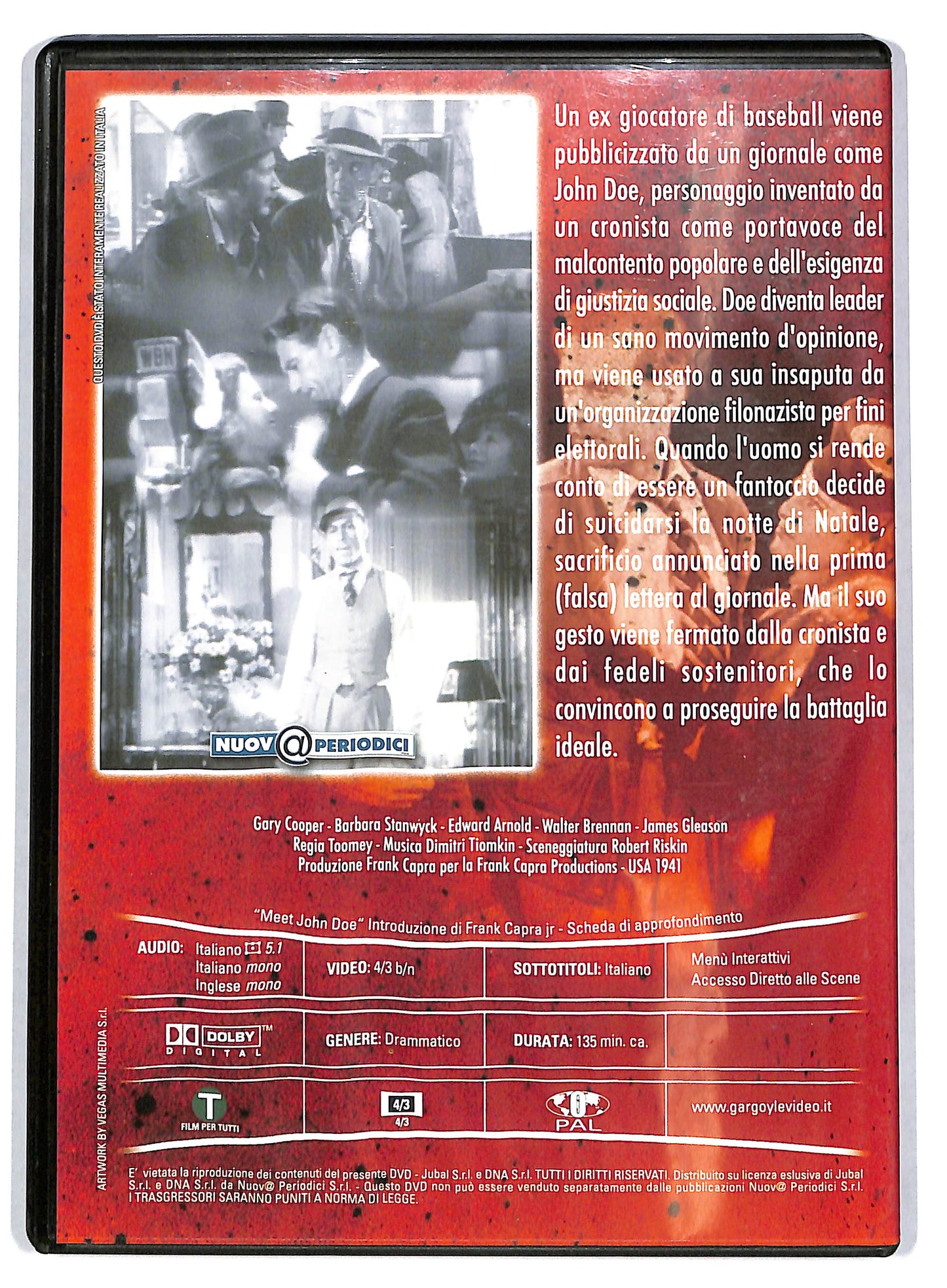 EBOND Arriva John Doe EDITORIALE DVD D721208