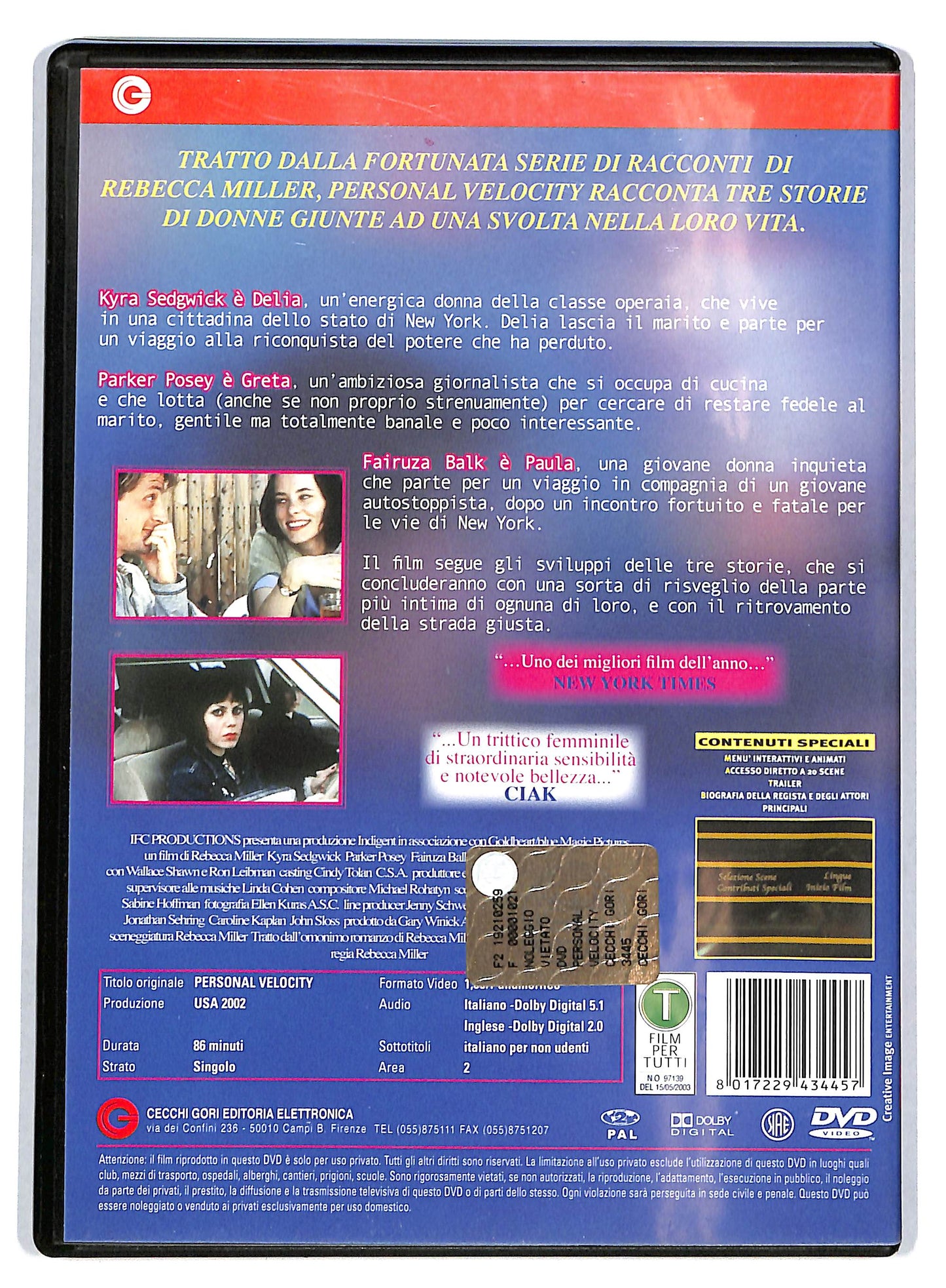 EBOND Personal Velocity. Il Momento Giusto DVD EDITORIALE D721314