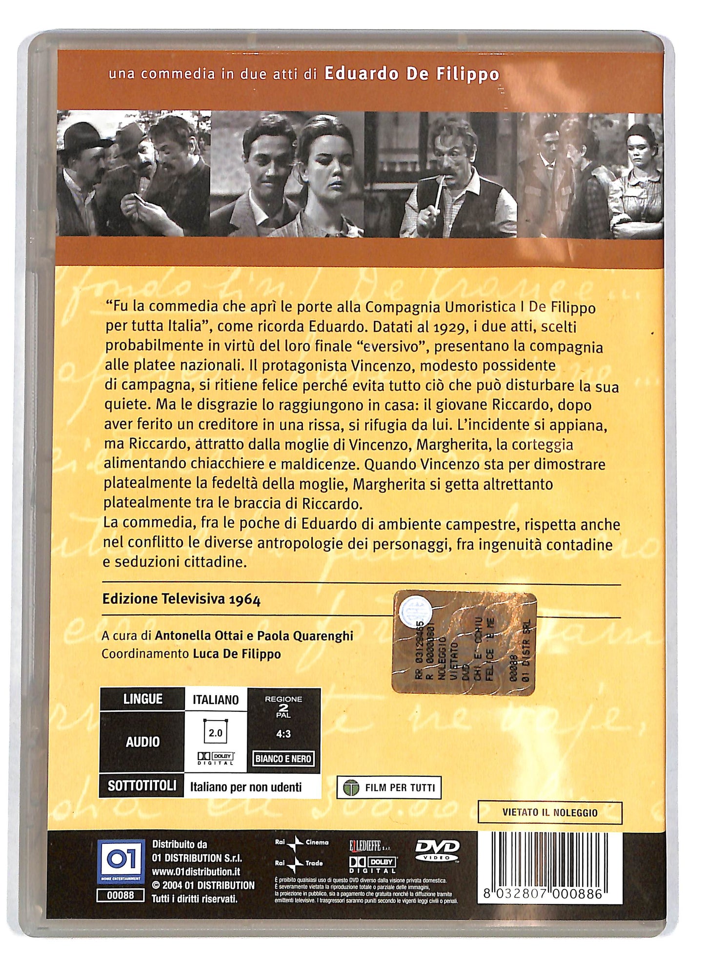 EBOND Le commedie di Eduardo - Chi e cchiu' felice 'e me! DVD D721315