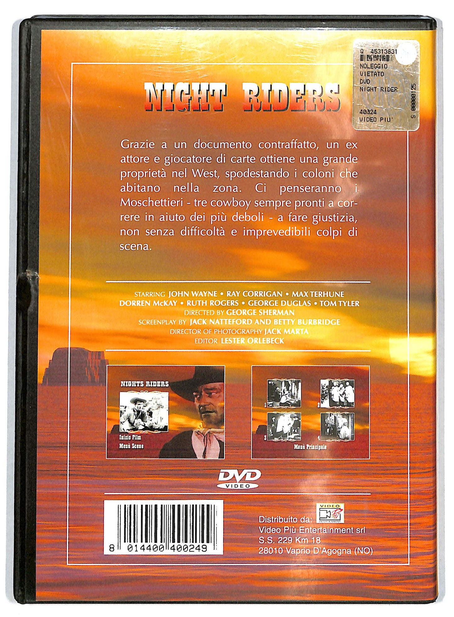 EBOND John Wayne -   Night Raiders  DVD D721533