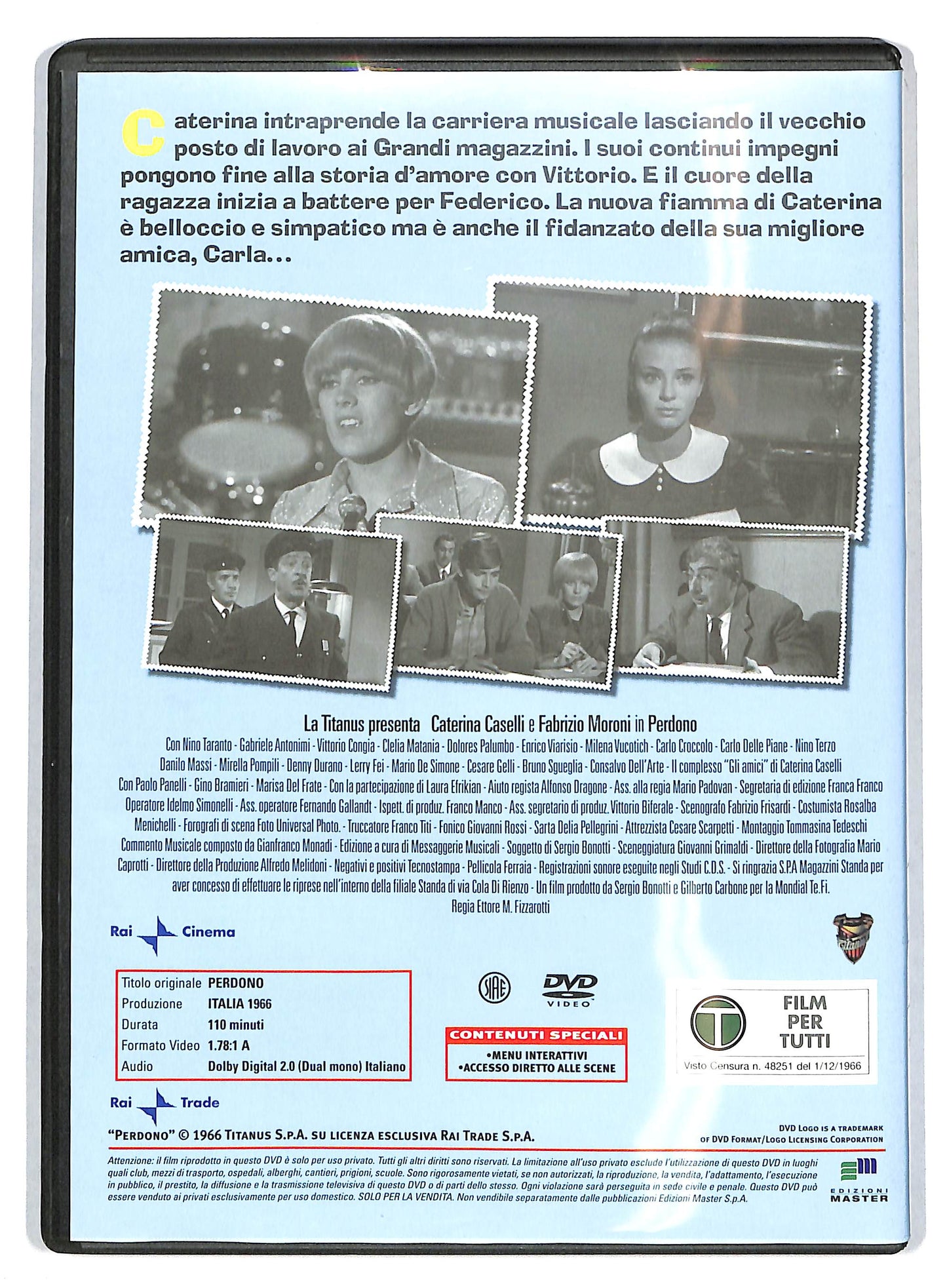 EBOND Perdono EDITORIALE DVD D721541