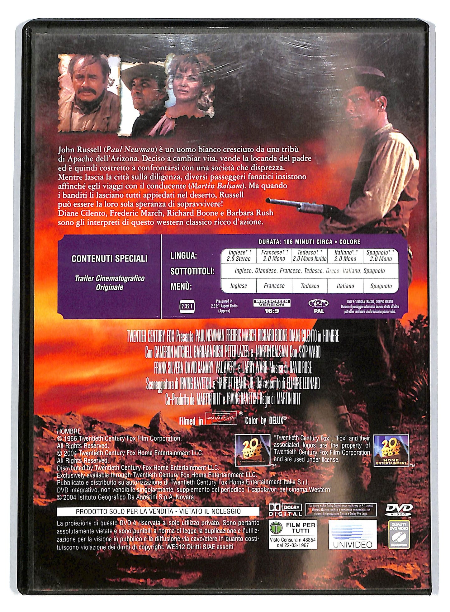 EBOND Hombre DVD  Editoriale EDITORIALE D721554