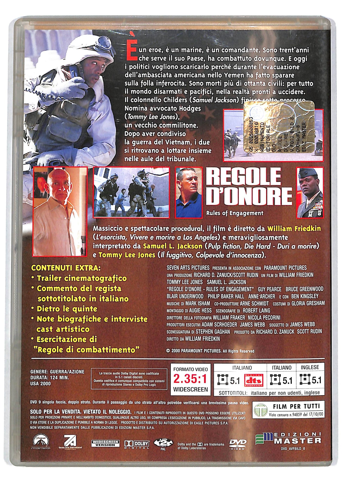 EBOND Regole D'Onore EDITORIALE DVD D721645