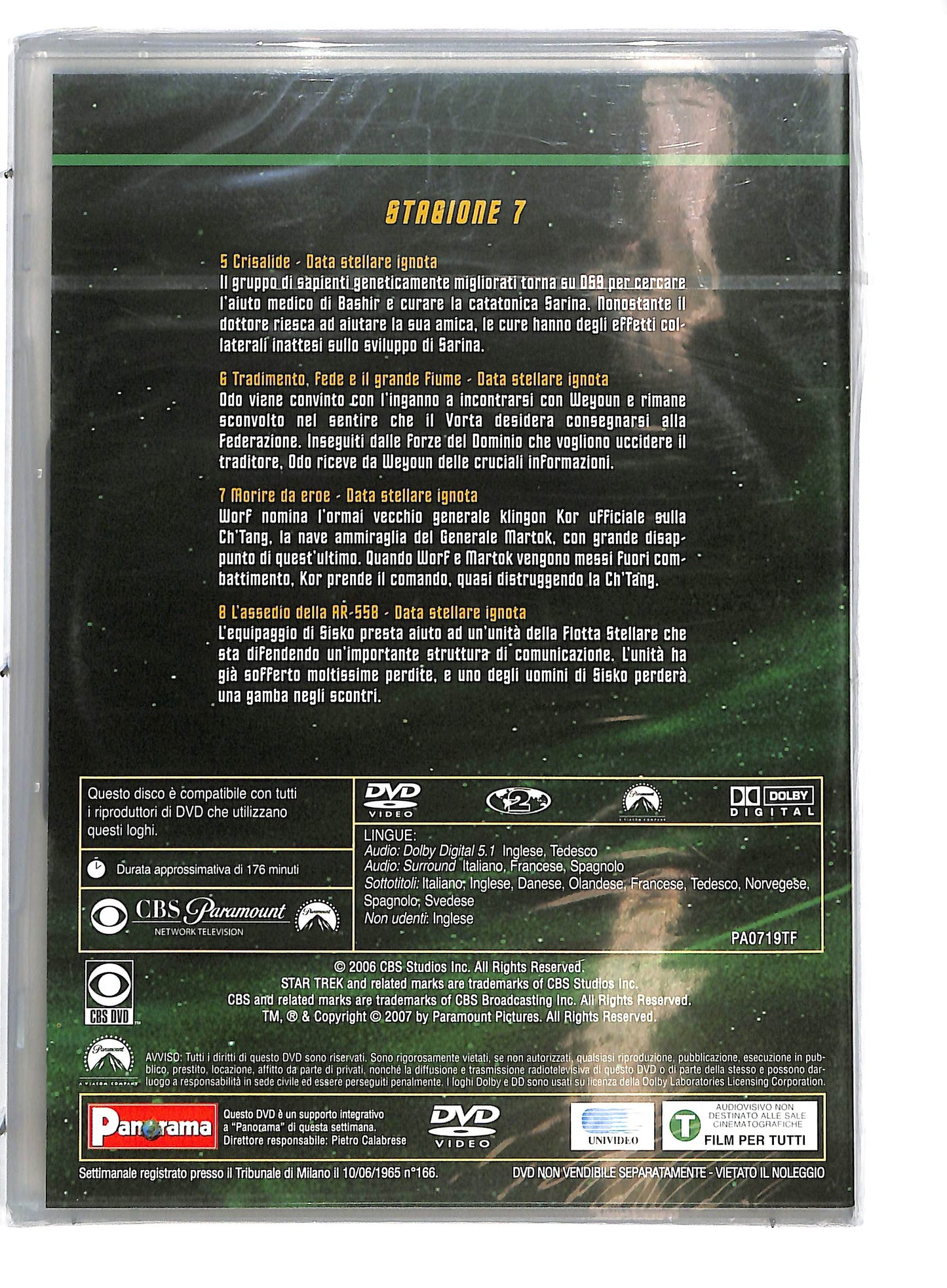 EBOND Star Trek: Deep Space Nine Stagione 7 Disco 2 EDITORIALE DVD D721748