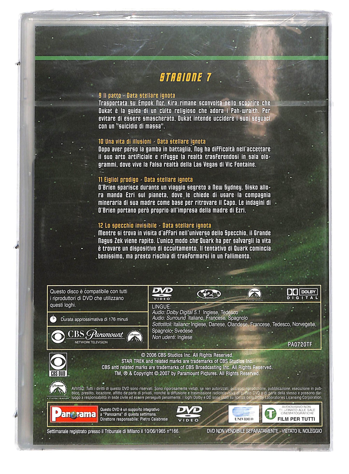EBOND Star Trek: Deep Space Nine Stagione 7 Disco 3 EDITORIALE DVD D721749