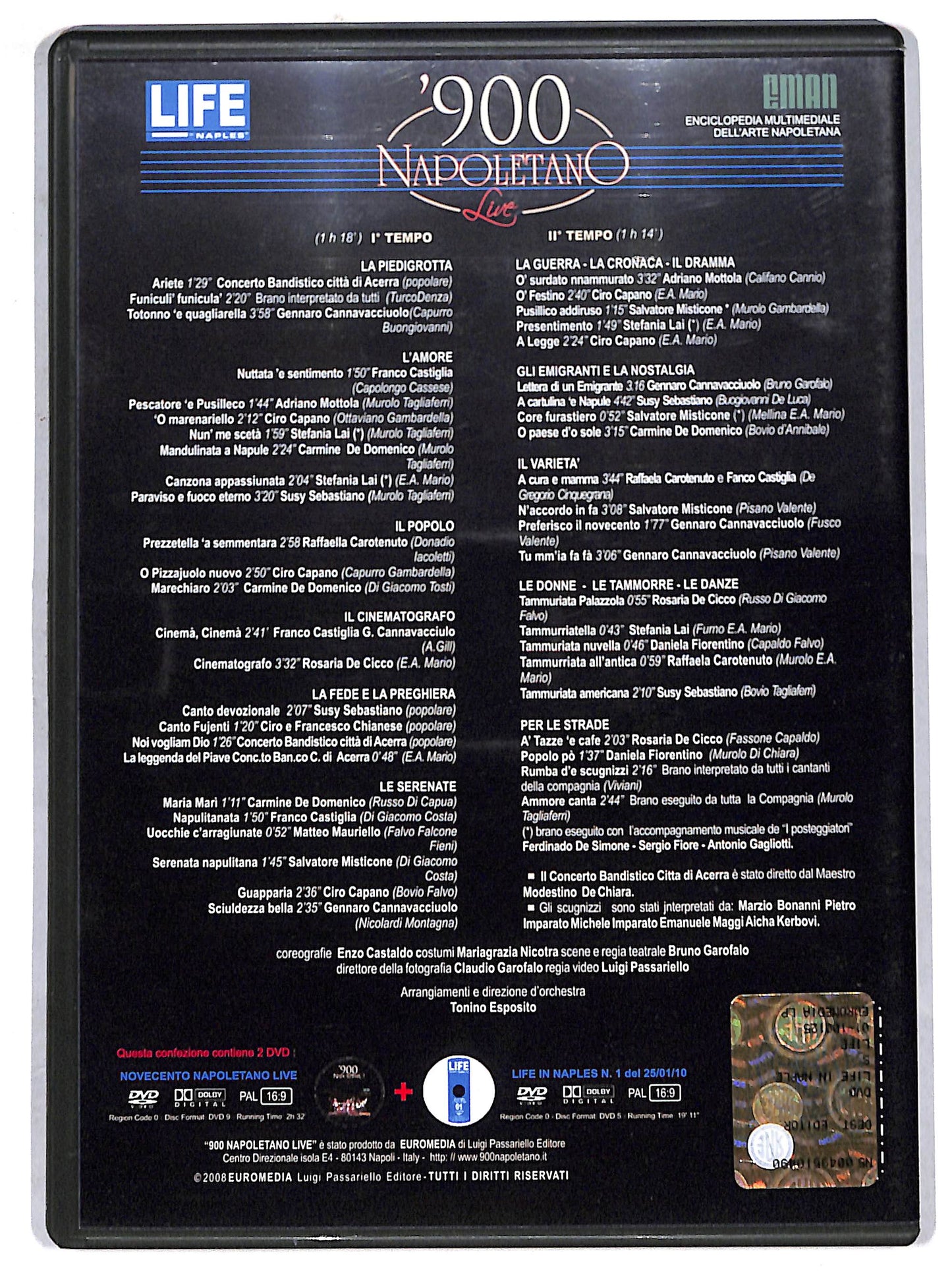 EBOND '900 napoletano live DVD D721825