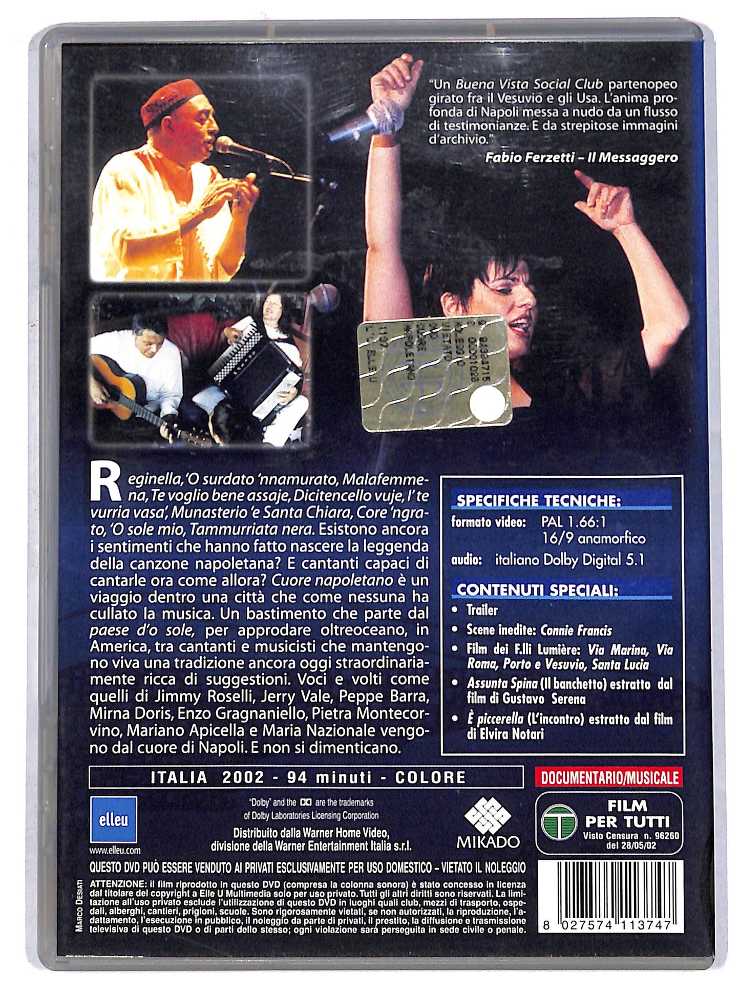 EBOND Cuore napoletano DVD D721835