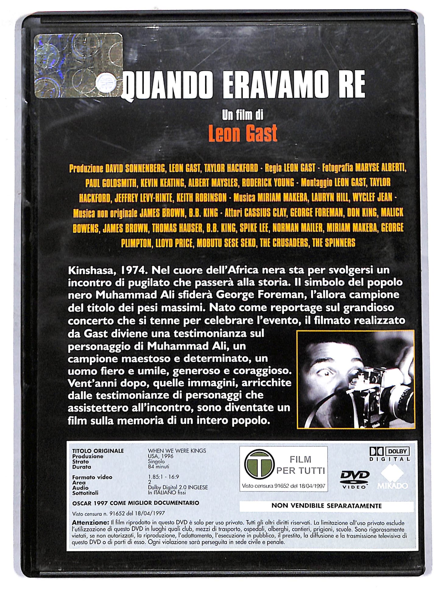 EBOND Quando eravamo re EDITORIALE DVD D721837
