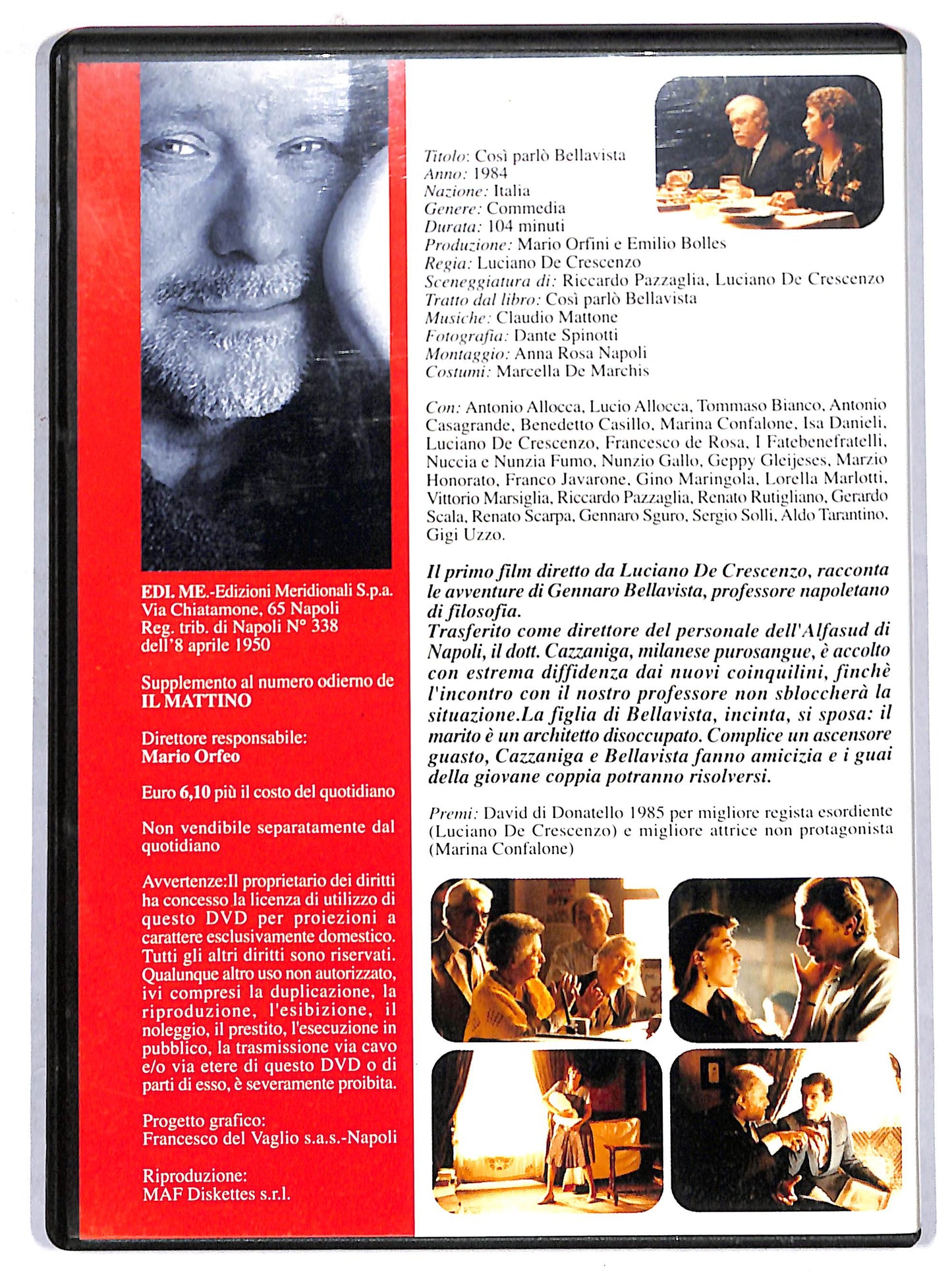 EBOND Cosi parlo Bellavista EDITORIALE DVD D721846