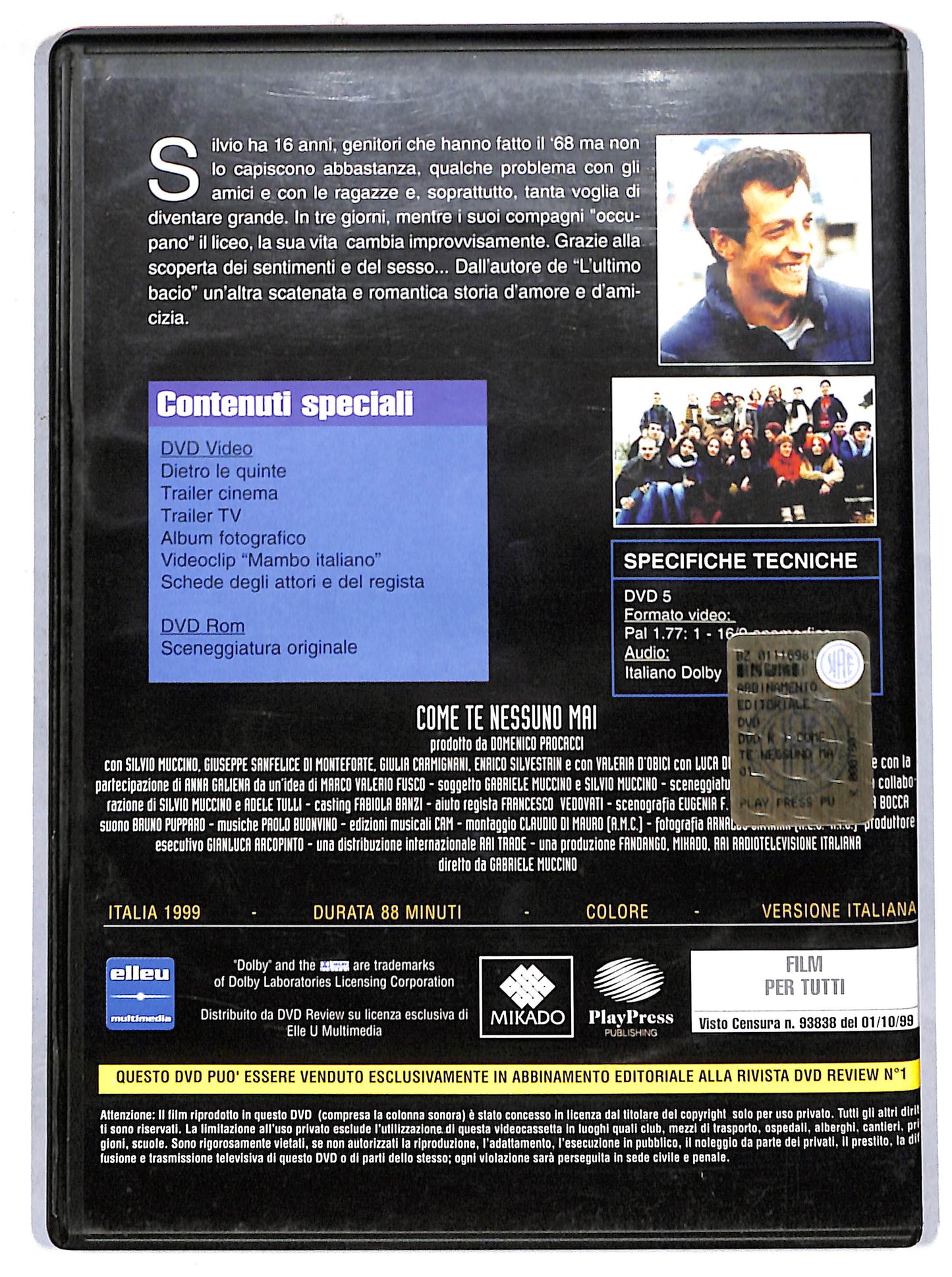 EBOND Come te Nessuno Mai EDITORIALE DVD D721918