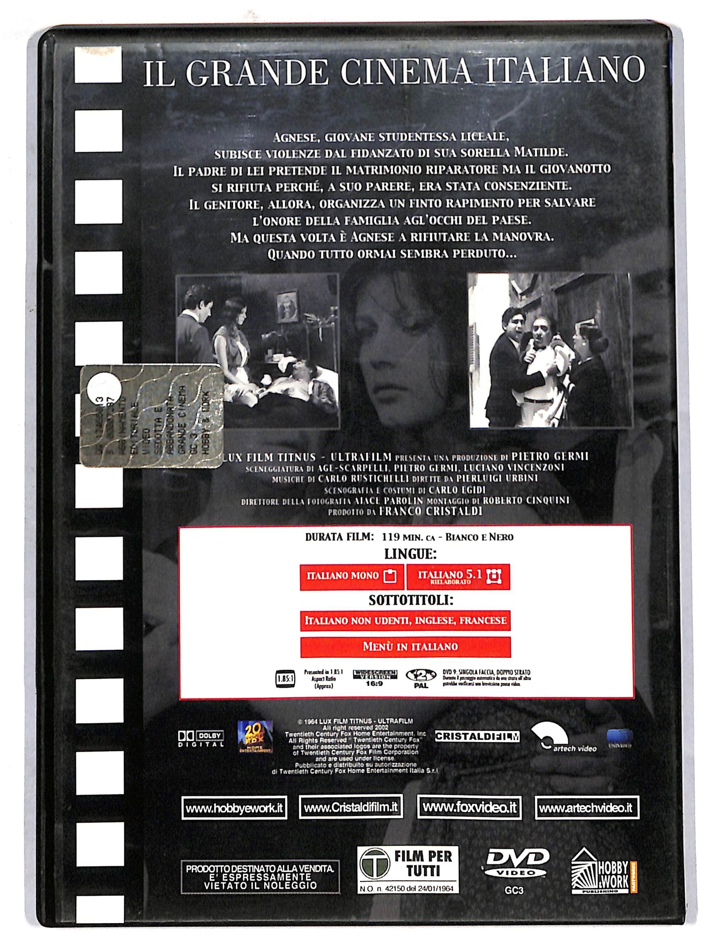 EBOND Sedotta e abbandonata EDITORIALE DVD D722020