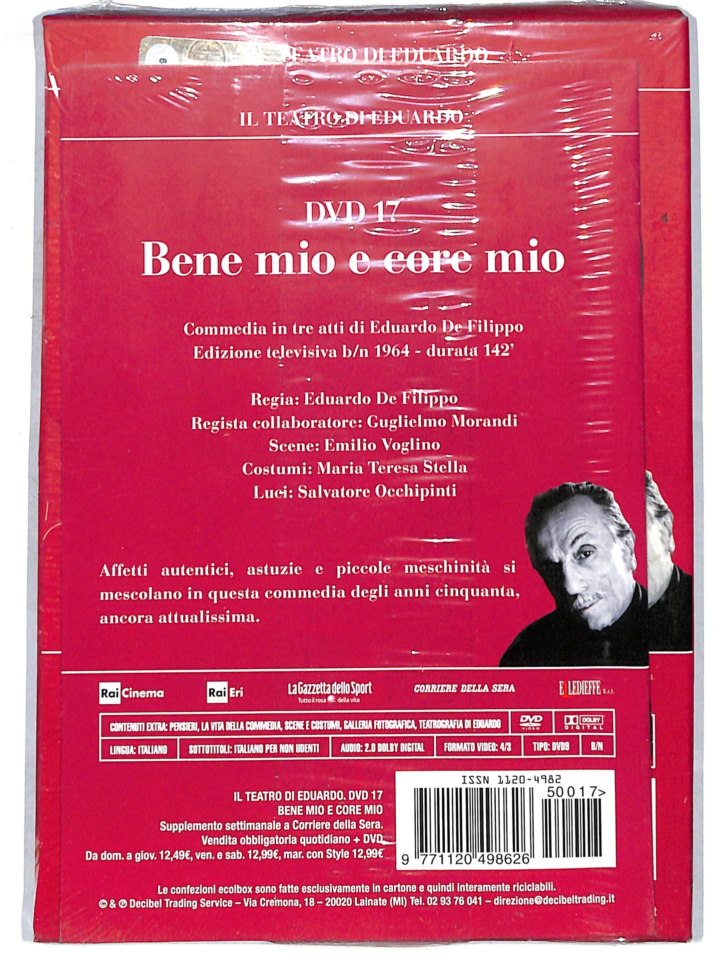 EBOND il teatro di eduardo - Bene mio e core mio EDITORIALE DVD D722059