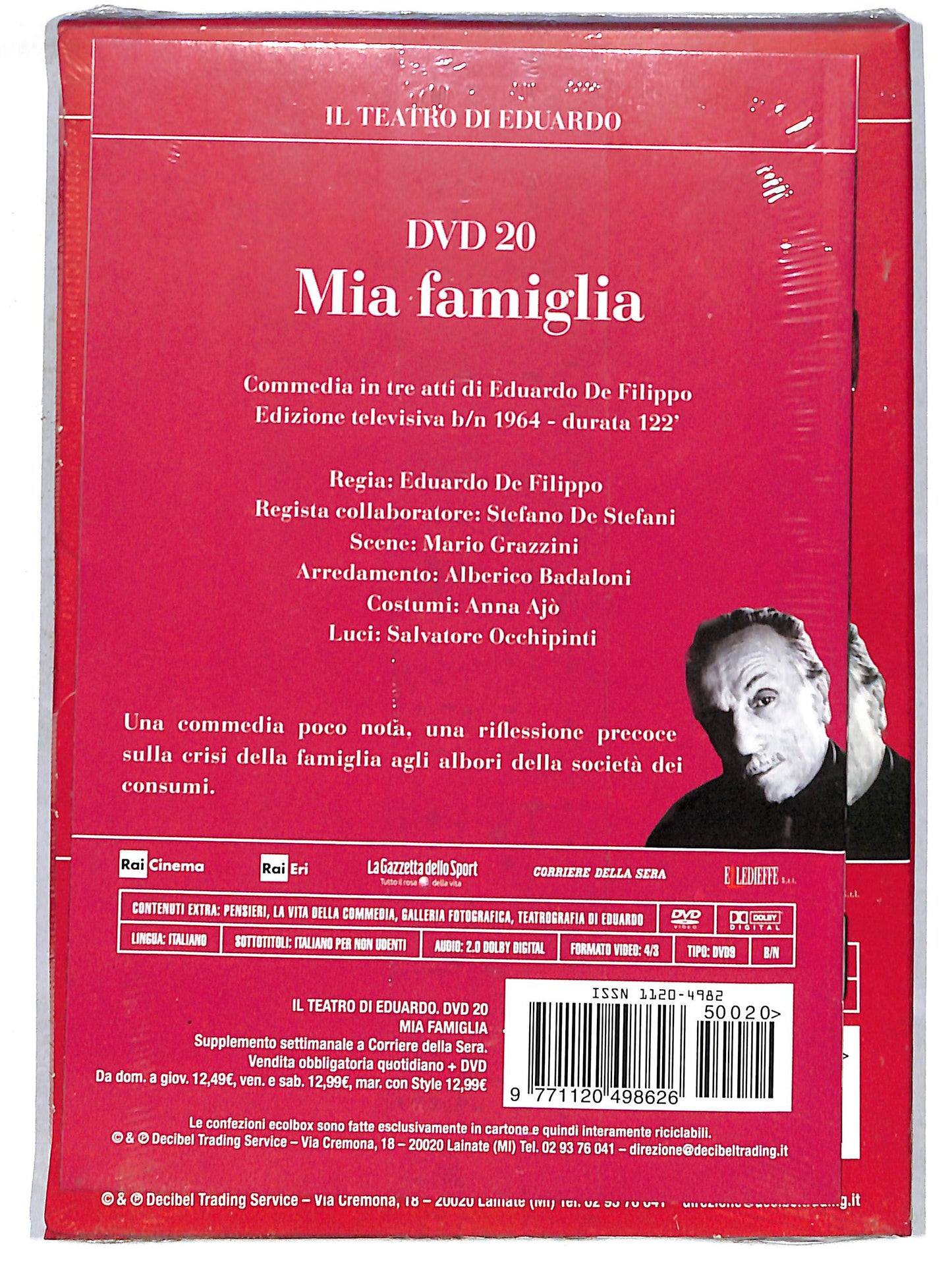 EBOND il teatro di eduardo - Mia famiglia vol 20 EDITORIALE DVD D722062