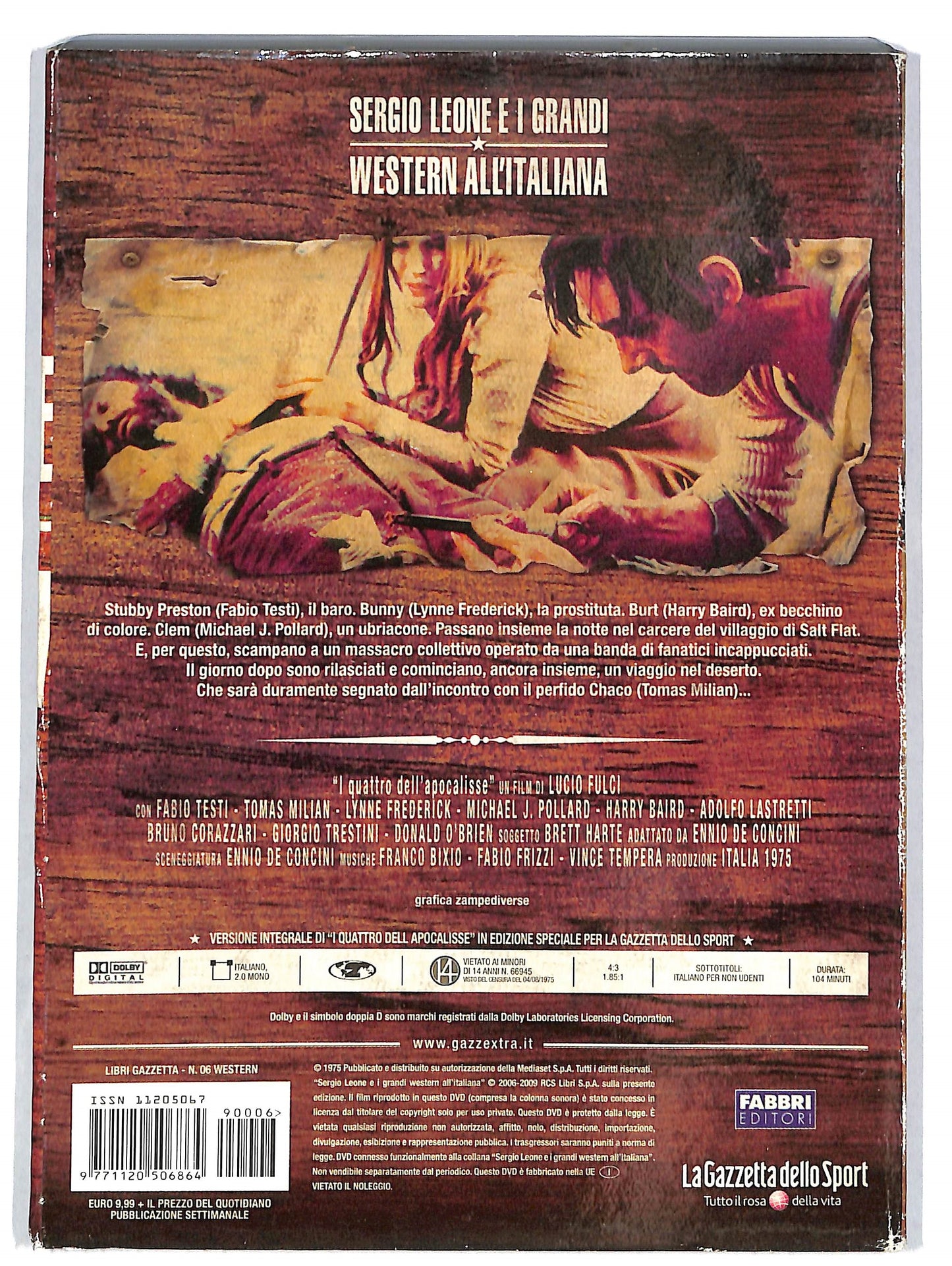 EBOND I quattro dell'apocalisse - Slipcase Volume 06 EDITORIALE DVD SLIM D722119