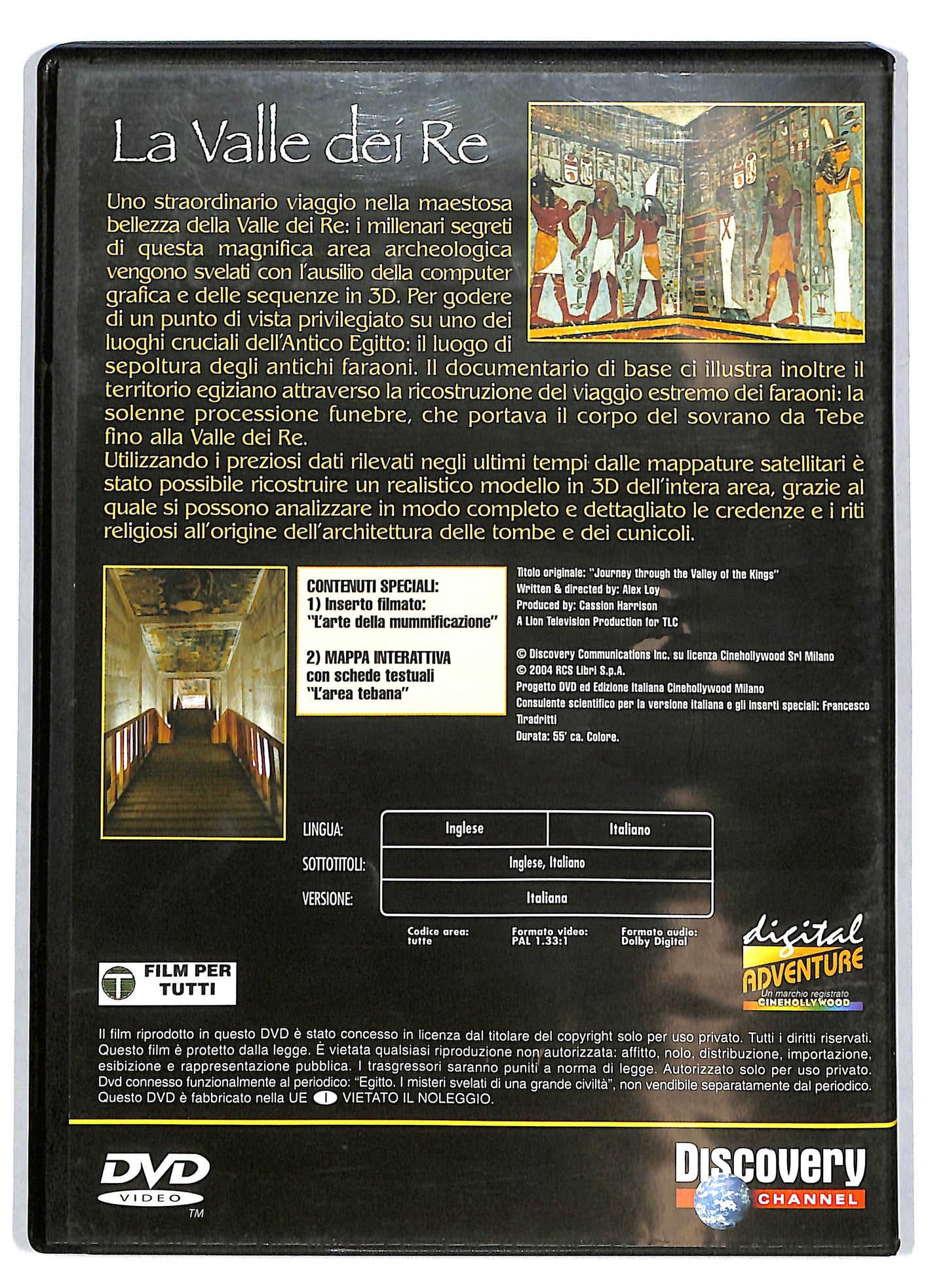 EBOND Egitto - La valle dei Re EDITORIALE DVD D722228