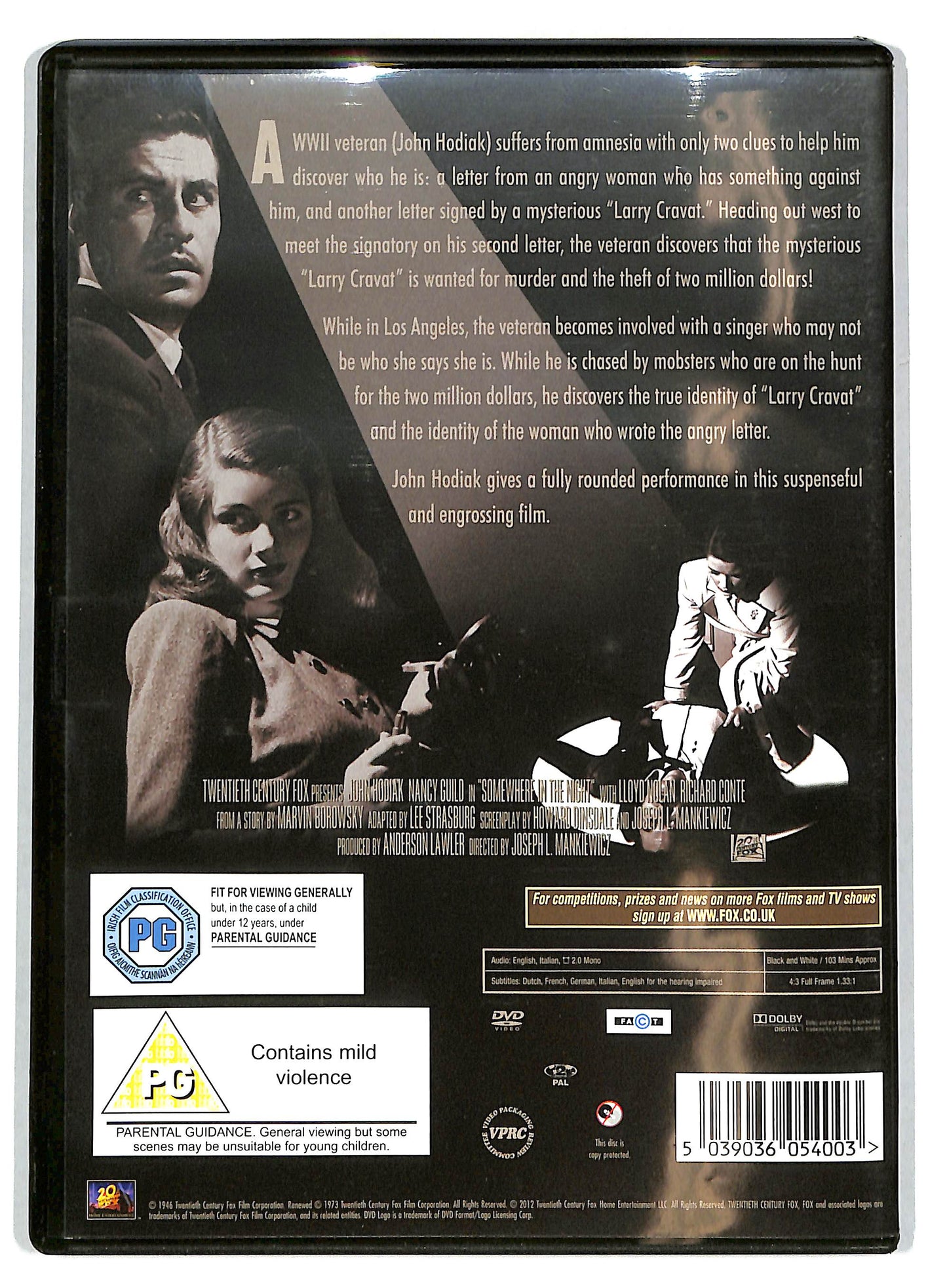 EBOND Somewhere in the Night DVD D722258
