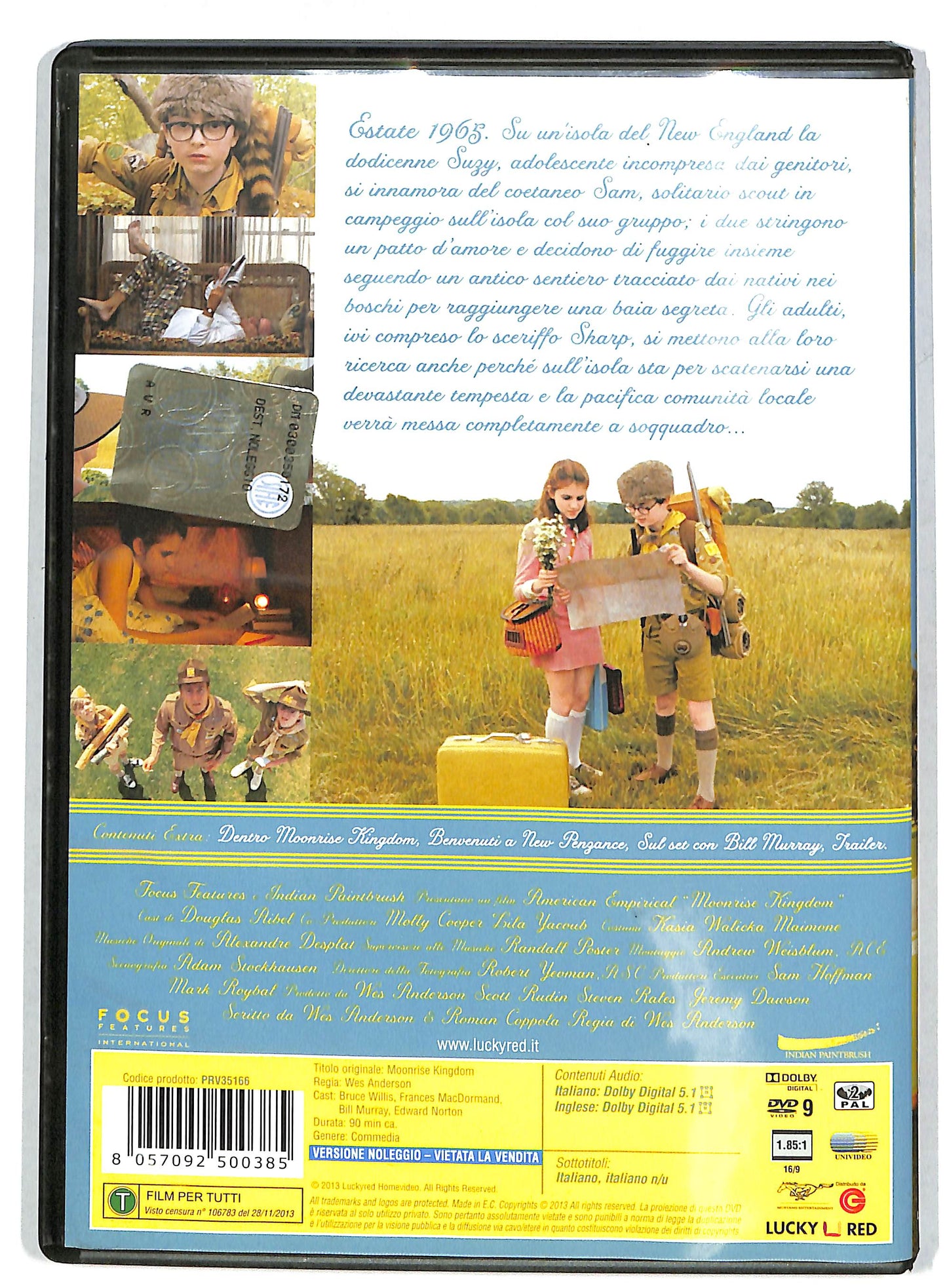 EBOND Moonrise Kingdom - Una fuga d'amore NOLEGGIO DVD D722339