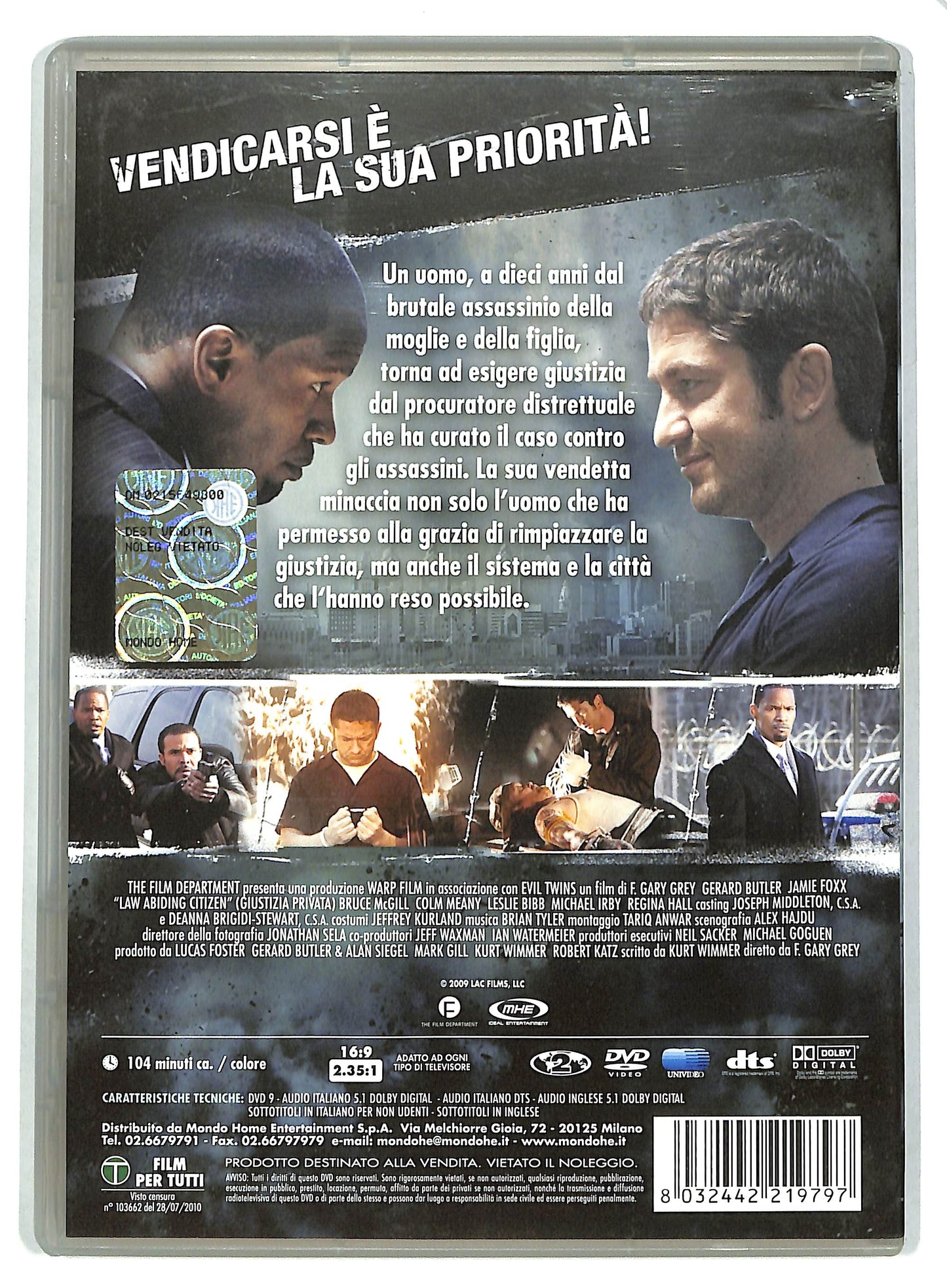EBOND Giustizia privata DVD D722608