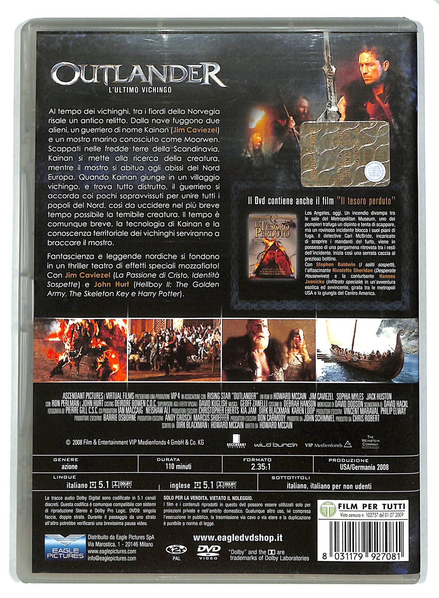 EBOND Outlander - L'ultimo vichingo + Il tesoro perduto DVD D722621