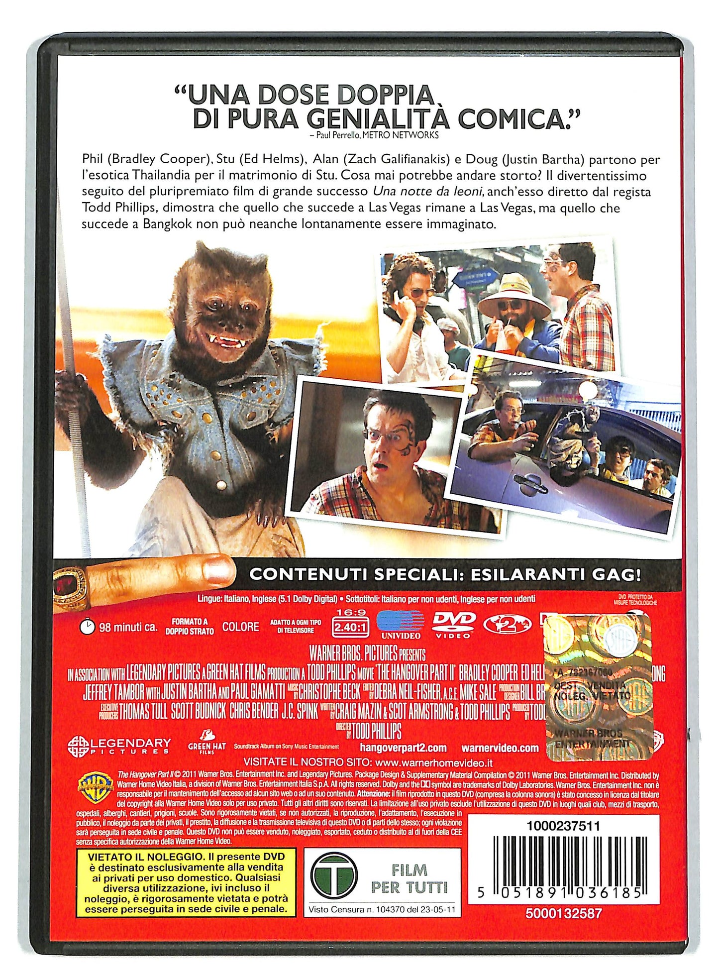 EBOND una notte da leoni 2 DVD D722736