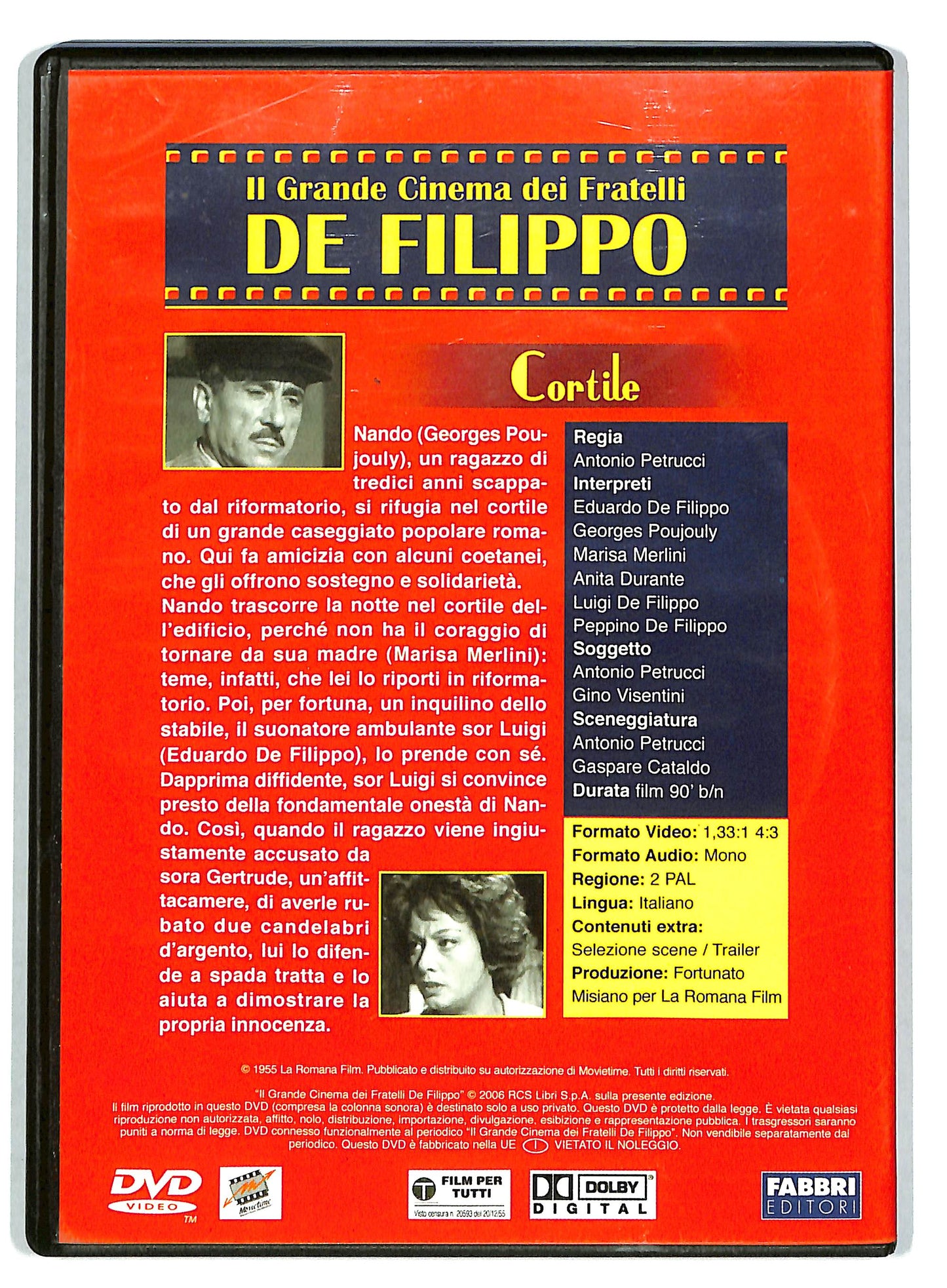 EBOND cortile - de filippo EDITORIALE DVD D722743
