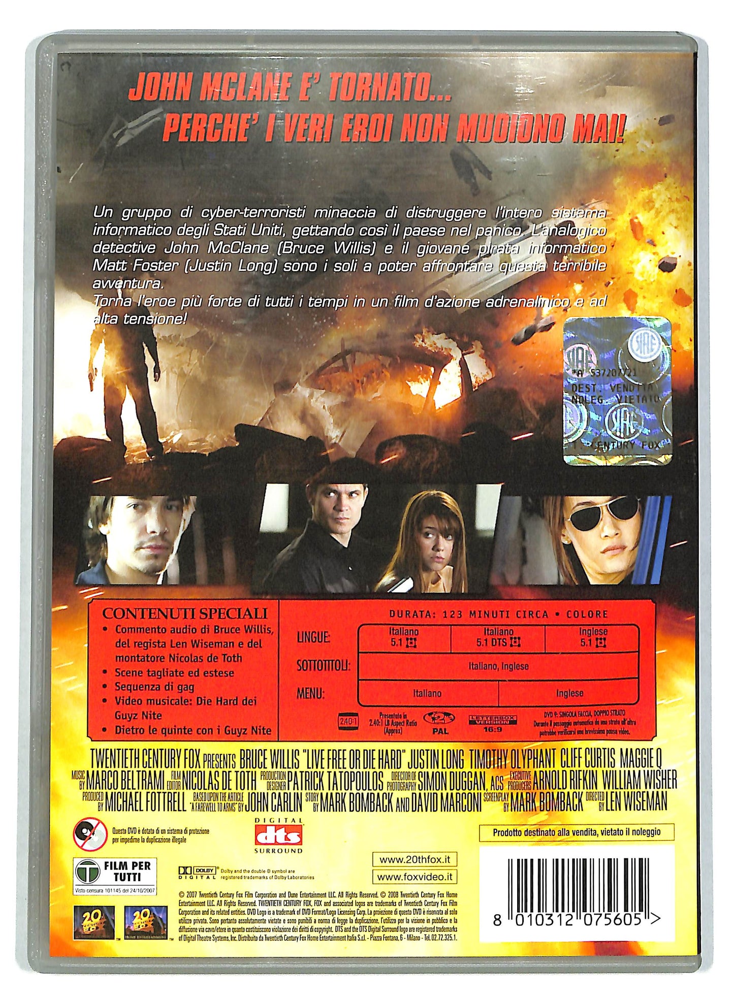 EBOND die hard - vivere o morire DVD D722748