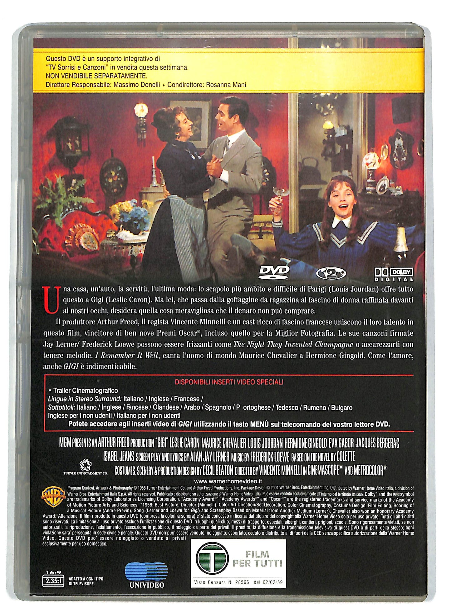 EBOND Gigi DVD Editoriale EDITORIALE D722905