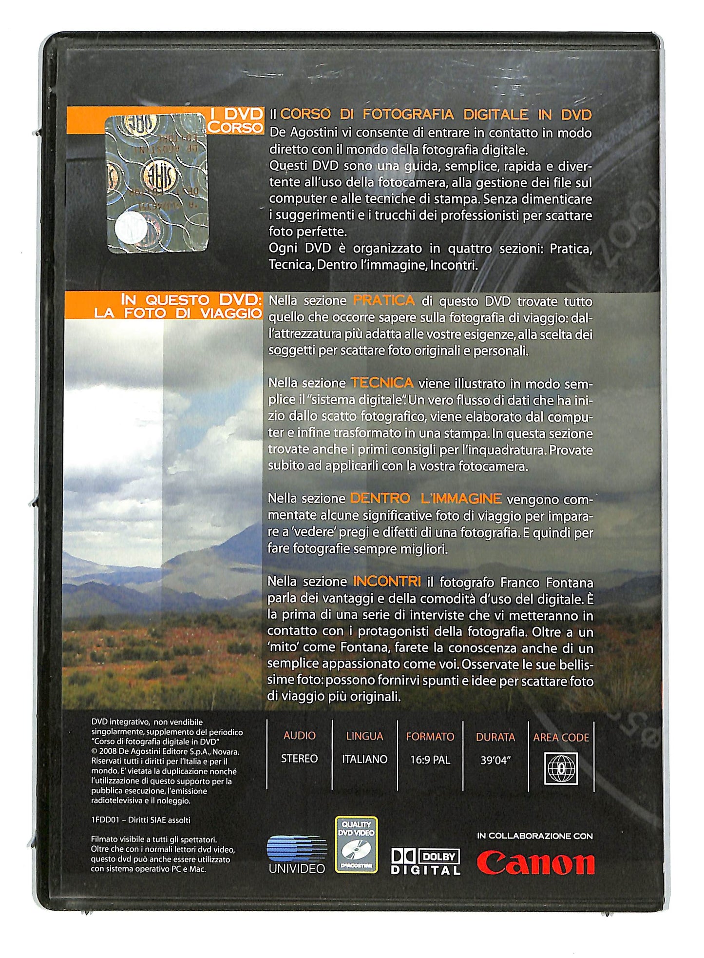 EBOND Corso di fotografia digitale in dvd 1 EDITORIALE DVD D722913