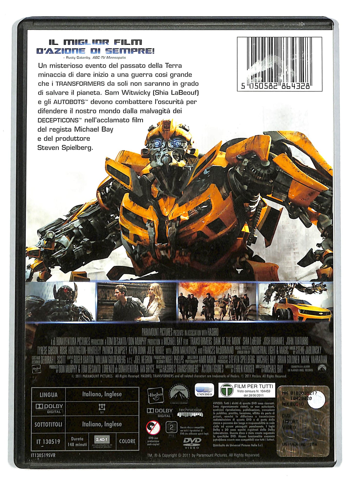 EBOND Transformers 3 DVD D722920