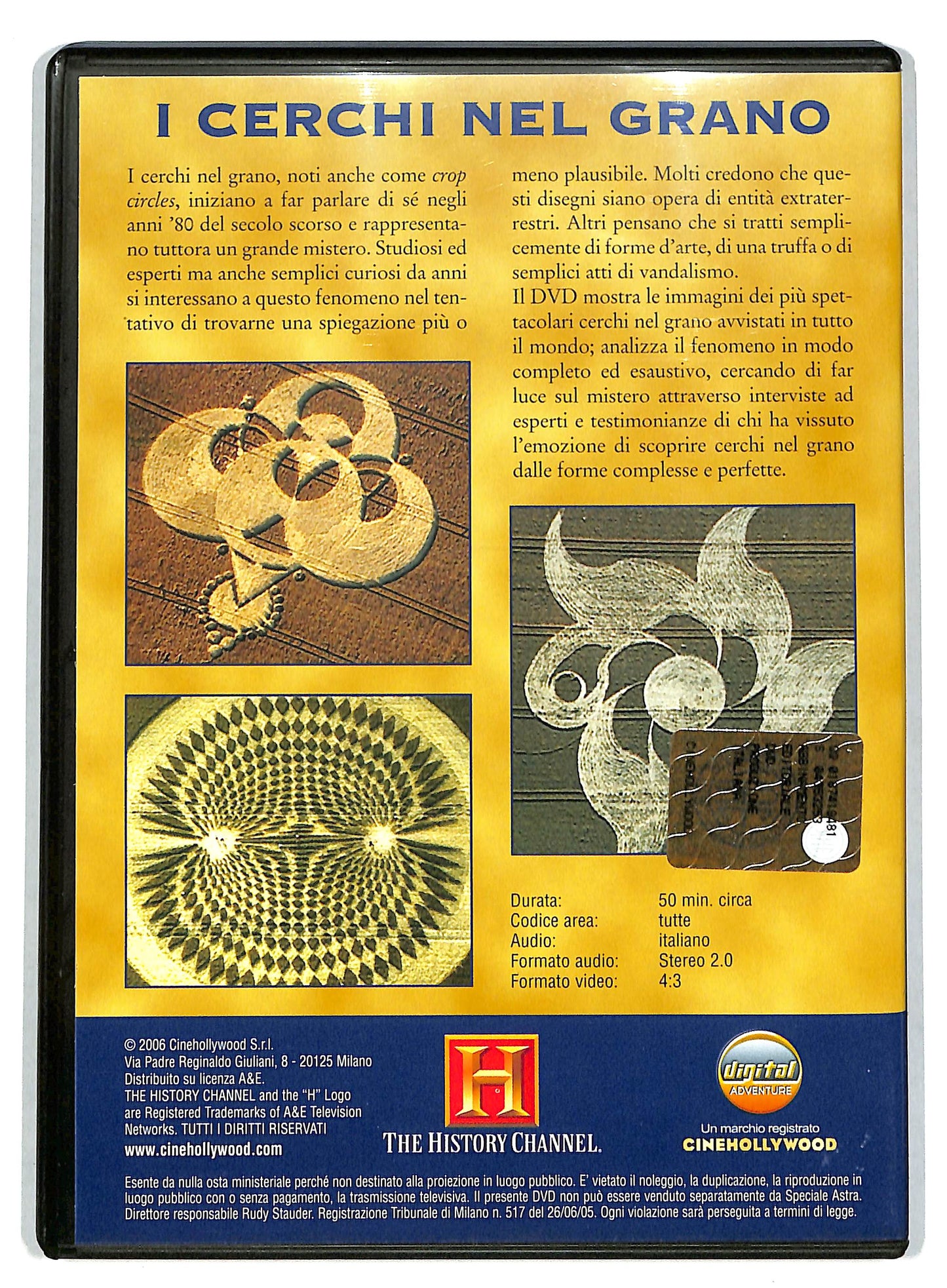 EBOND i Cerchi Nel Grano DVD EDITORIALE D722938