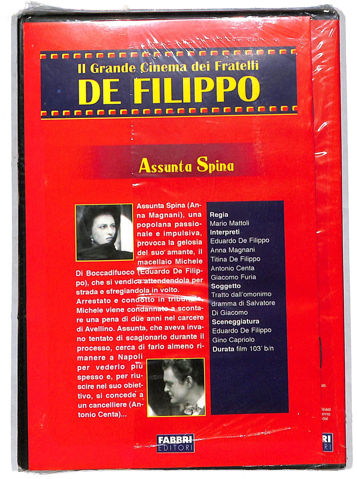 EBOND assunta spina - de filippo EDITORIALE DVD D723044