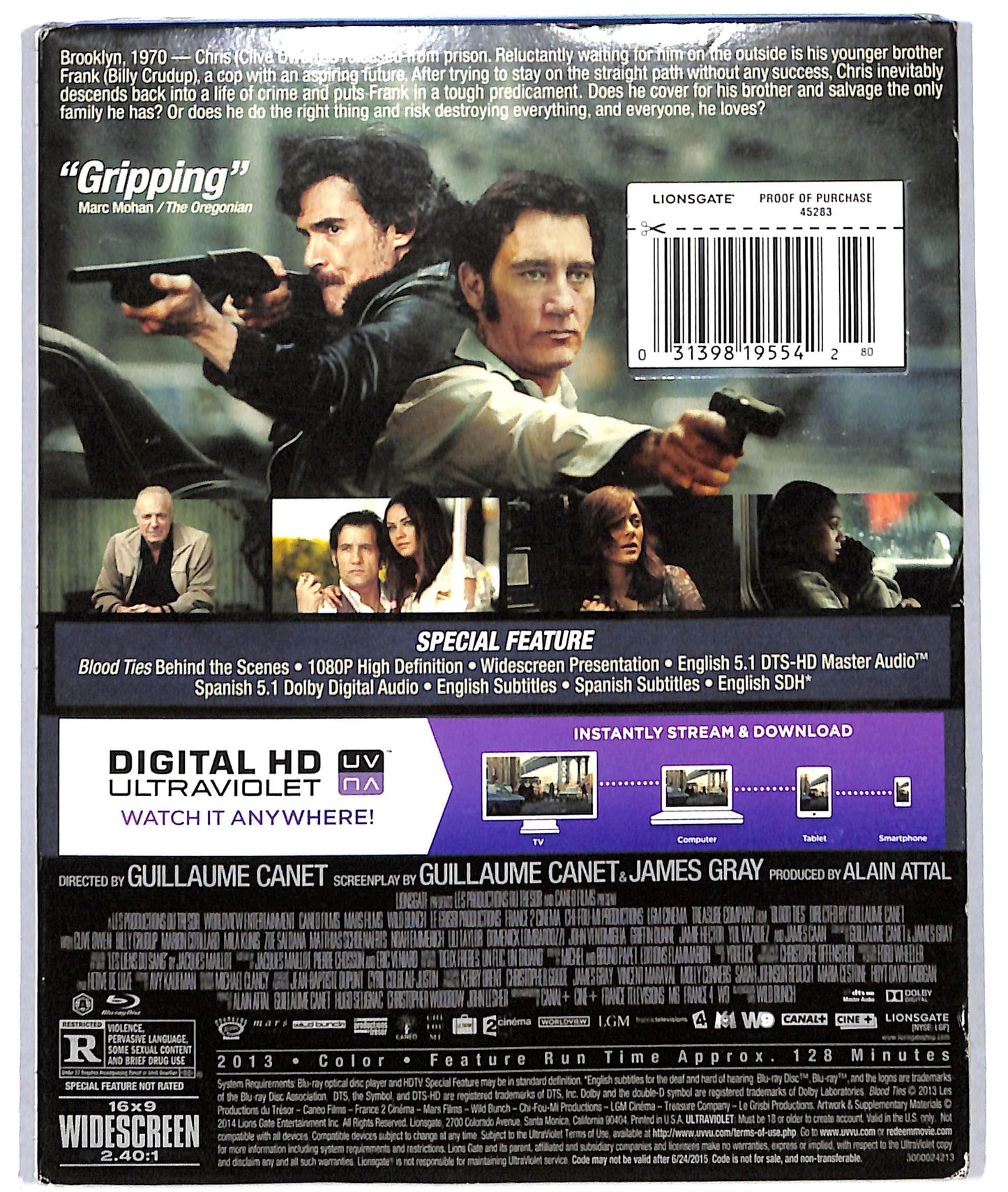 EBOND Blood ties (no ita) digital hd ultraviolet + BLURAY D723263