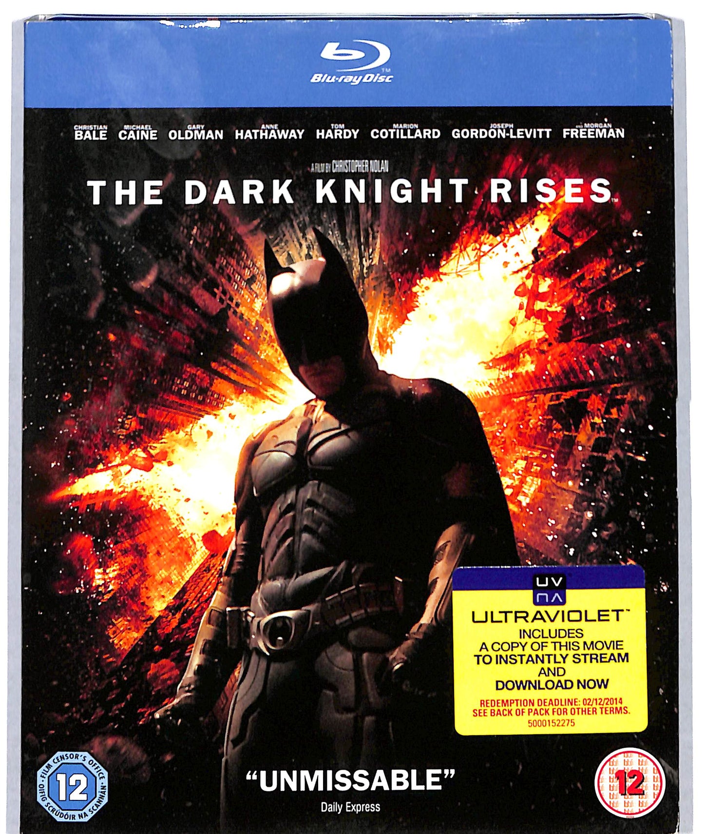 EBOND Dark Knight Rises (2 BLURAY) Edizione UK BLURAY BLURAY BLURAY D723626