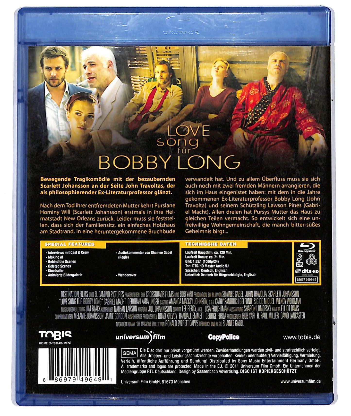 EBOND Lovesong fur Bobby Long - no ita BLURAY BLURAY D723661