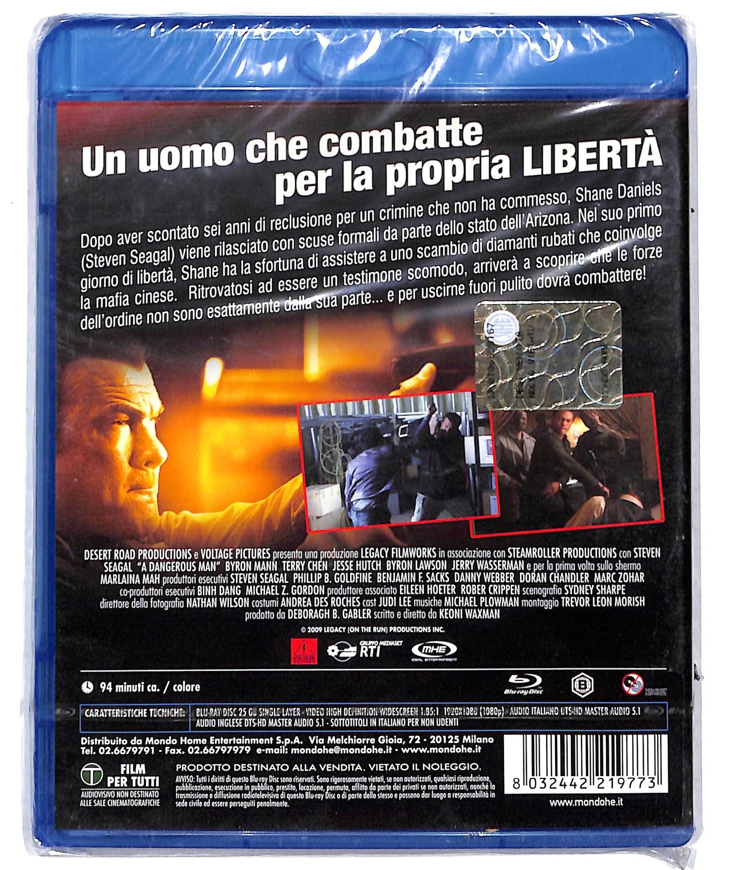 EBOND A Dangerous Man. Solo Contro Tutti BLURAY BLURAY D723808