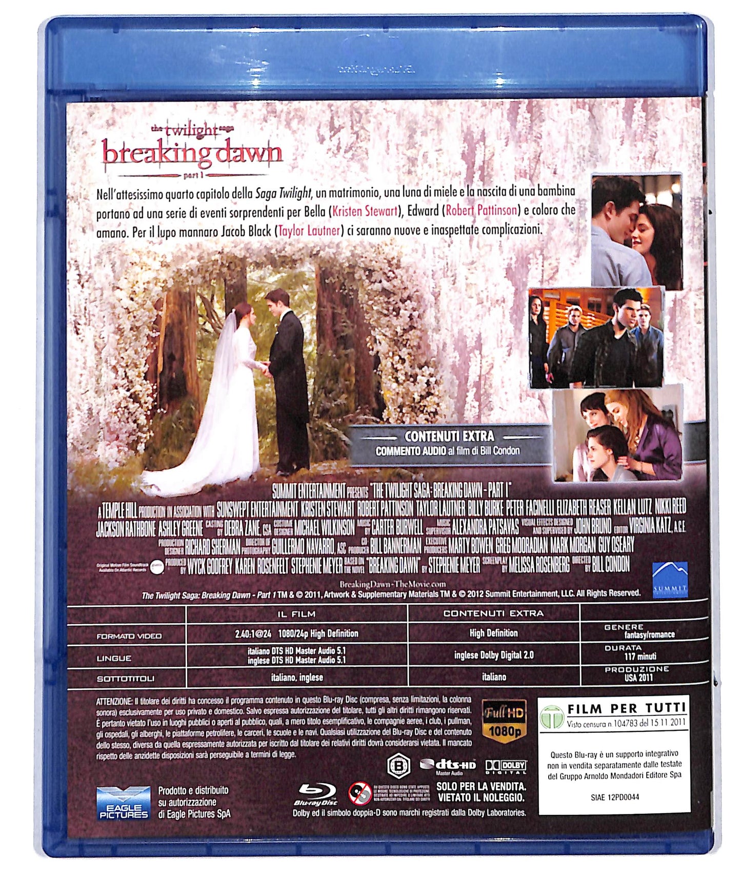 EBOND breaking dawn - part 1 - noleggio BLURAY NOLEGGIO BLURAY D723829