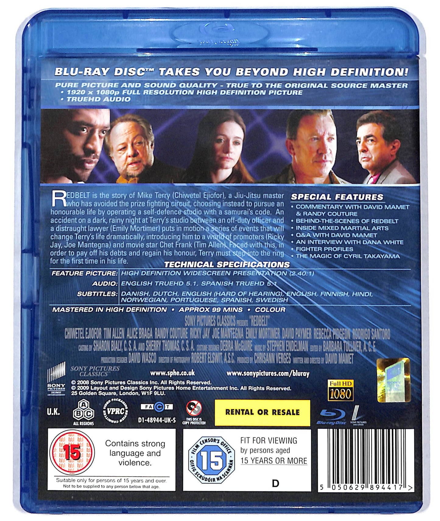 EBOND Redbelt - Edizione UK BLURAY BLURAY D723847