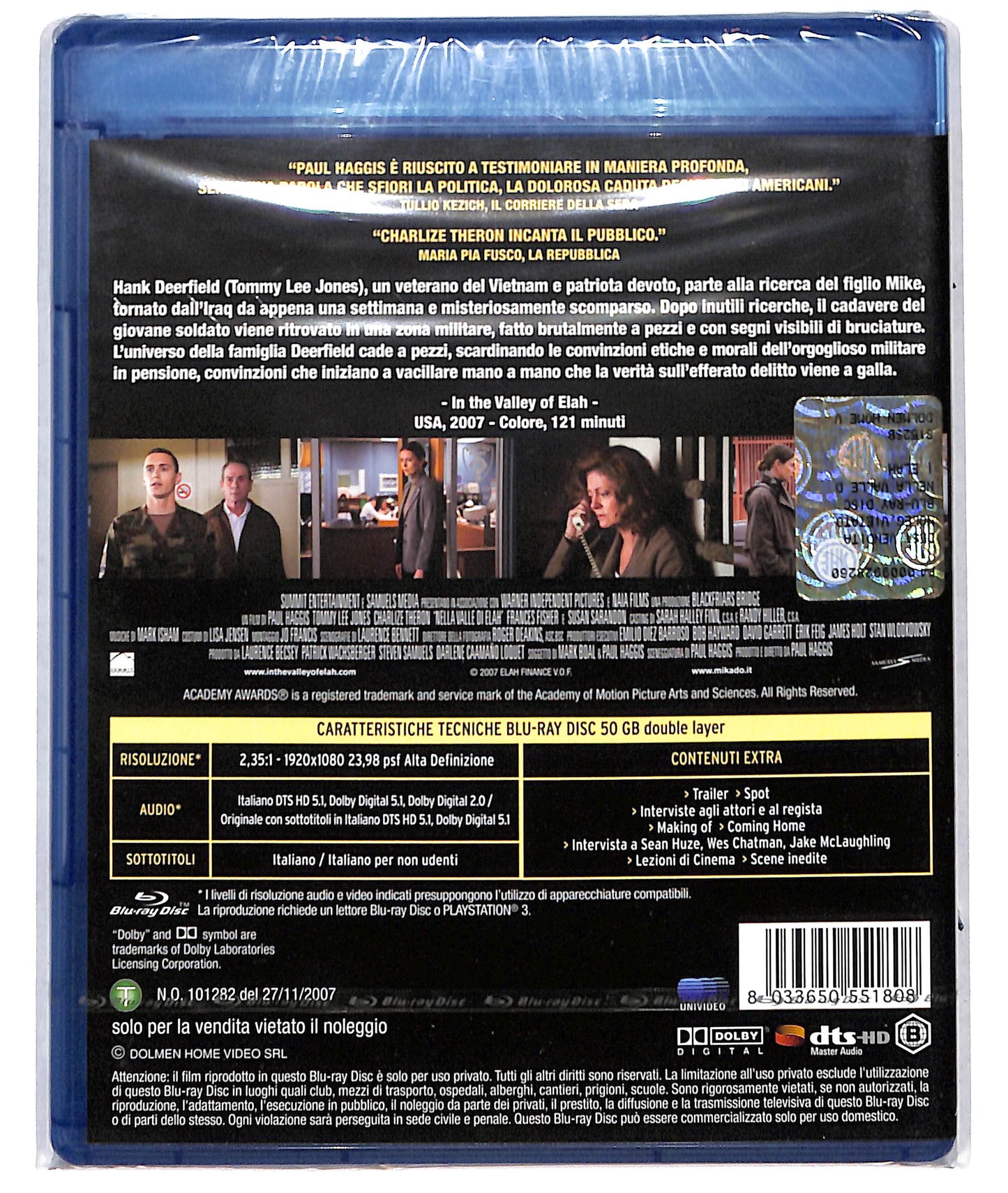 EBOND Nella valle di elah BLURAY BLURAY D723918