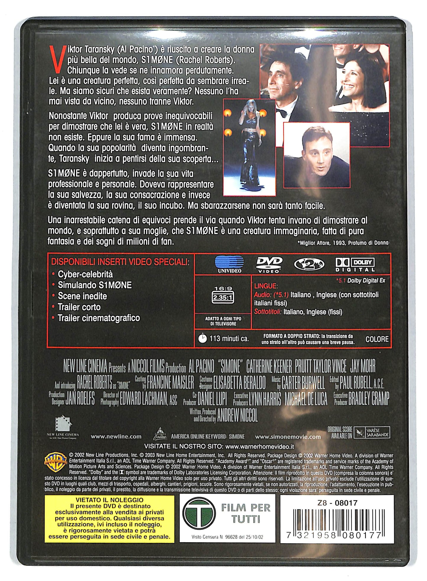 EBOND S1m0ne DVD D724002