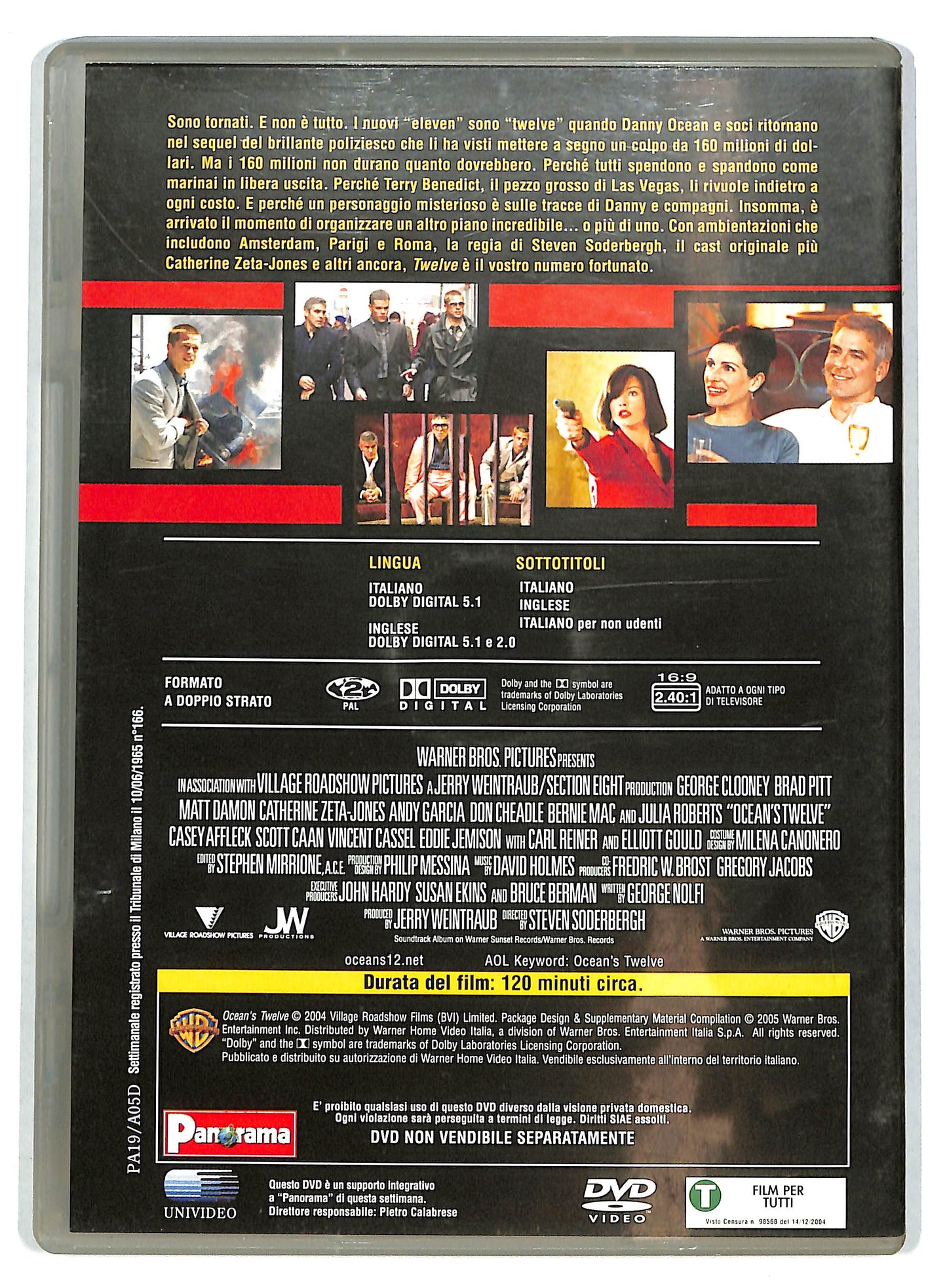 EBOND Ocean's Twelve EDITORIALE DVD D724026